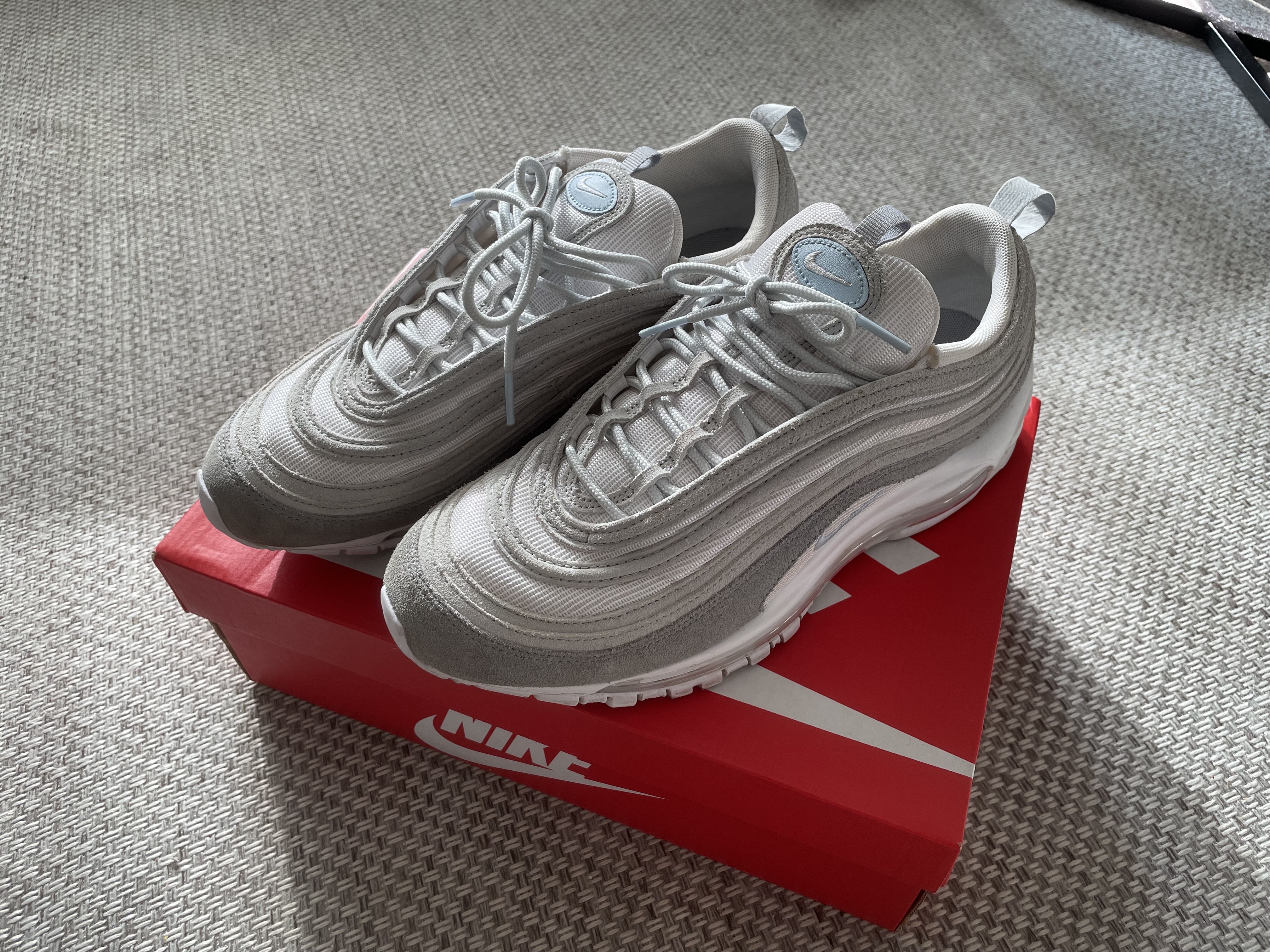 (W) Nike Air Max 97 PRM Hangul Day, Nike Air Max 97 SE Pure Platinum 착용 스타일 - 2