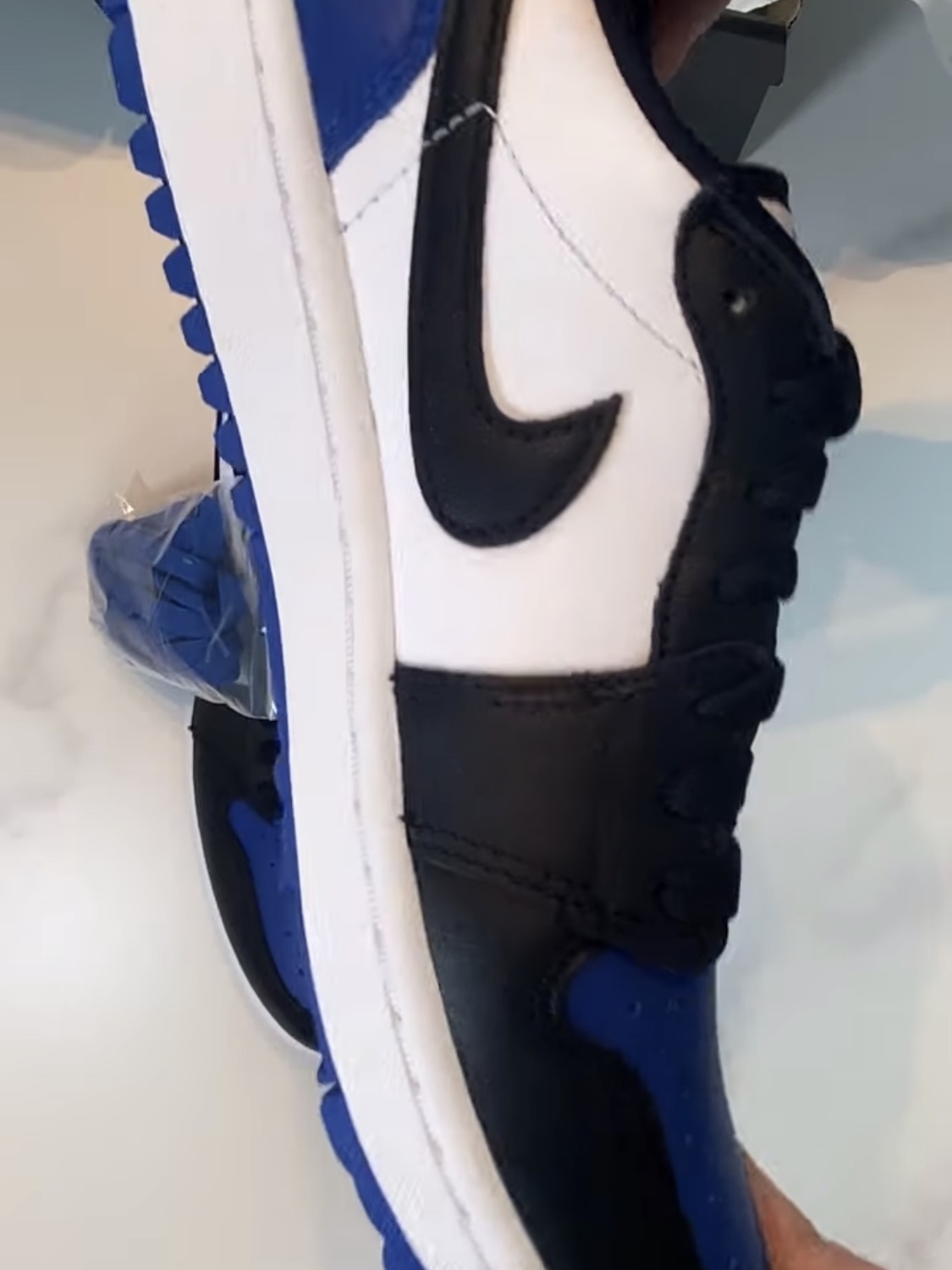 Jordan 1 Low Golf Sport Royal 착용 스타일 - 3