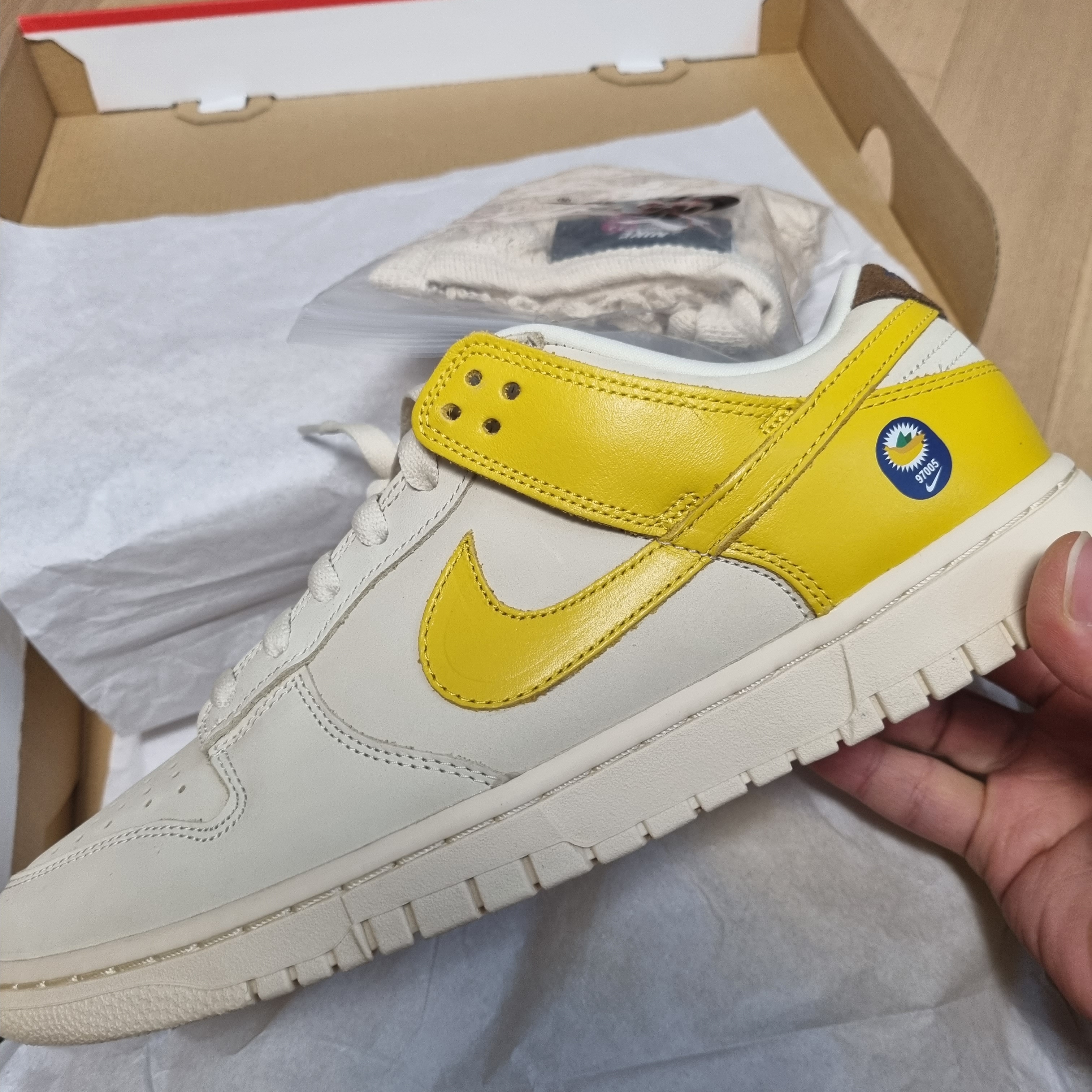 (W) Nike Dunk Low LX Banana 착용 스타일
