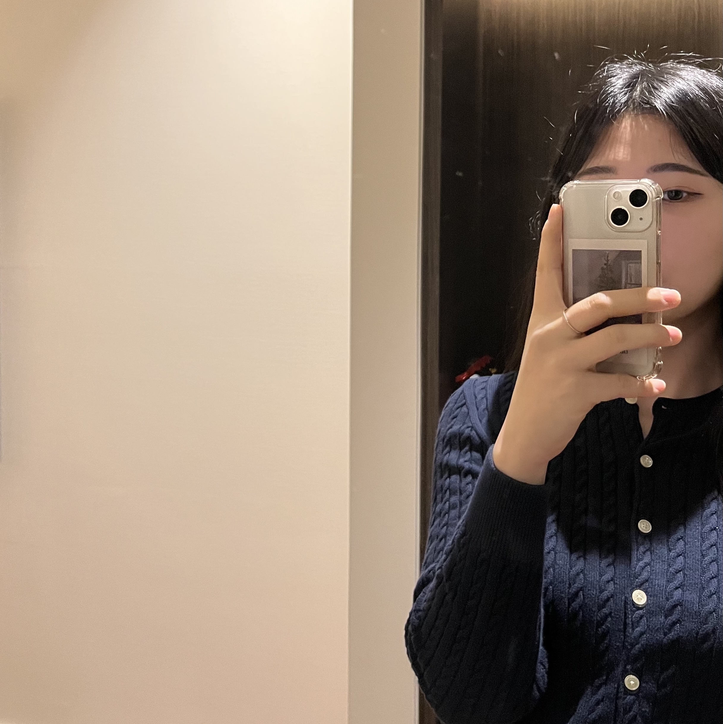 [30% 적립] Polo Ralph Lauren Children Mini Cable Cotton Cardigan Hunter Navy 착용 스타일
