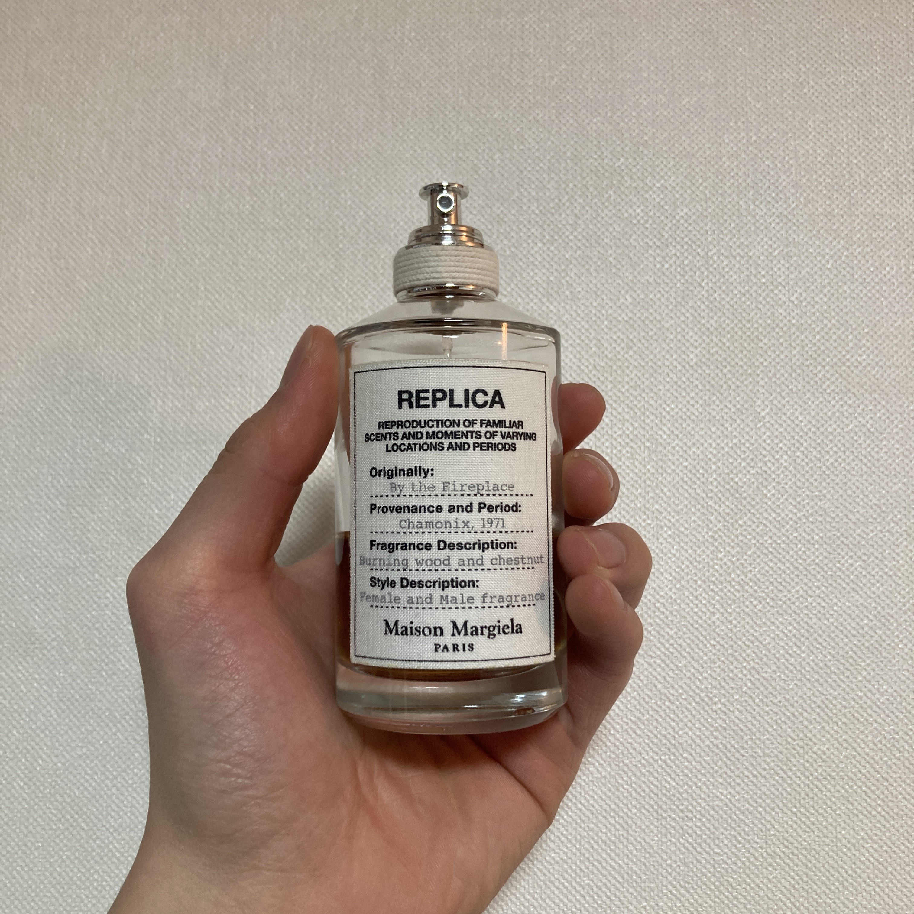 Maison Margiela Replica By The Fireplace Eau De Toilette 100ml 착용 스타일