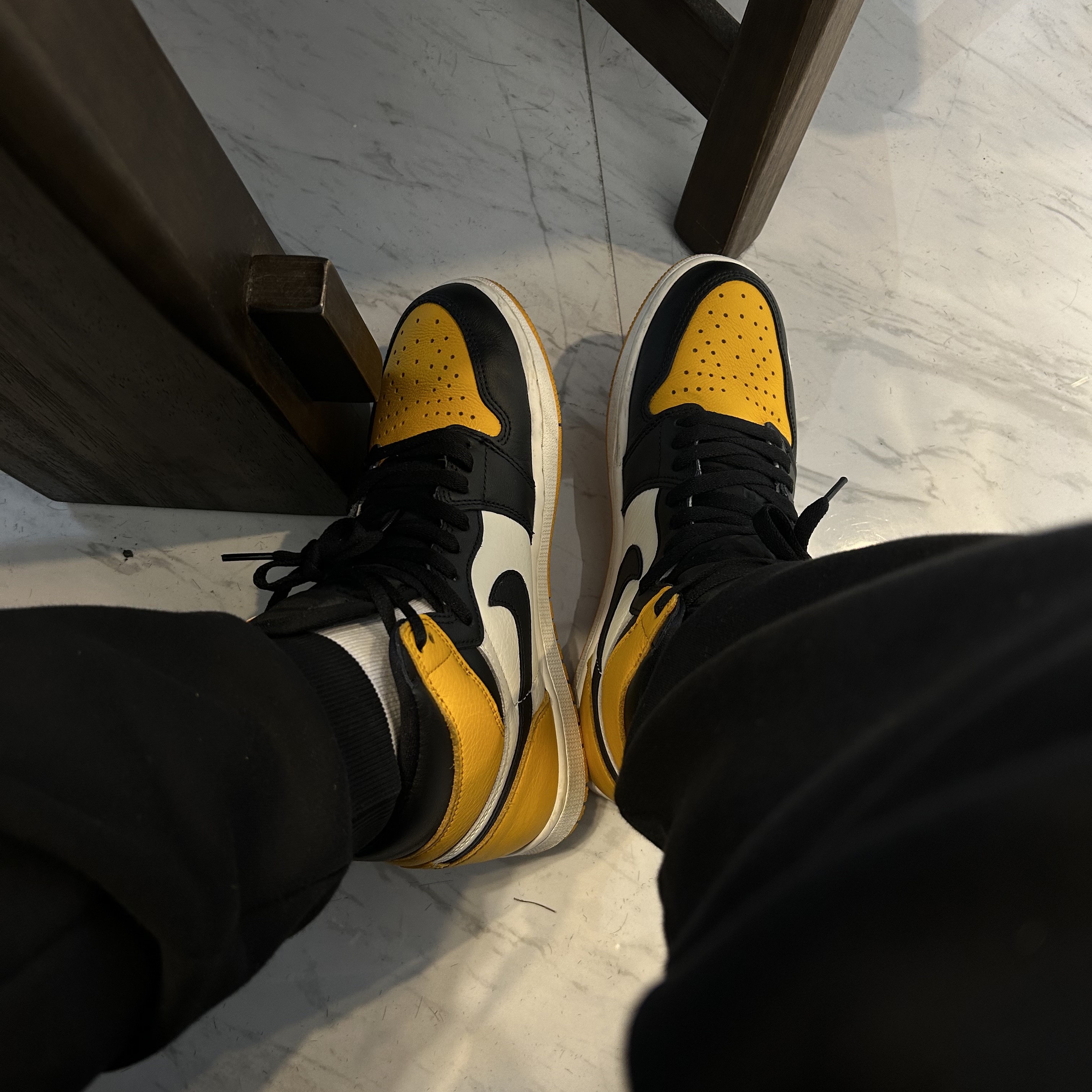 Jordan 1 Retro High OG Taxi 착용 스타일