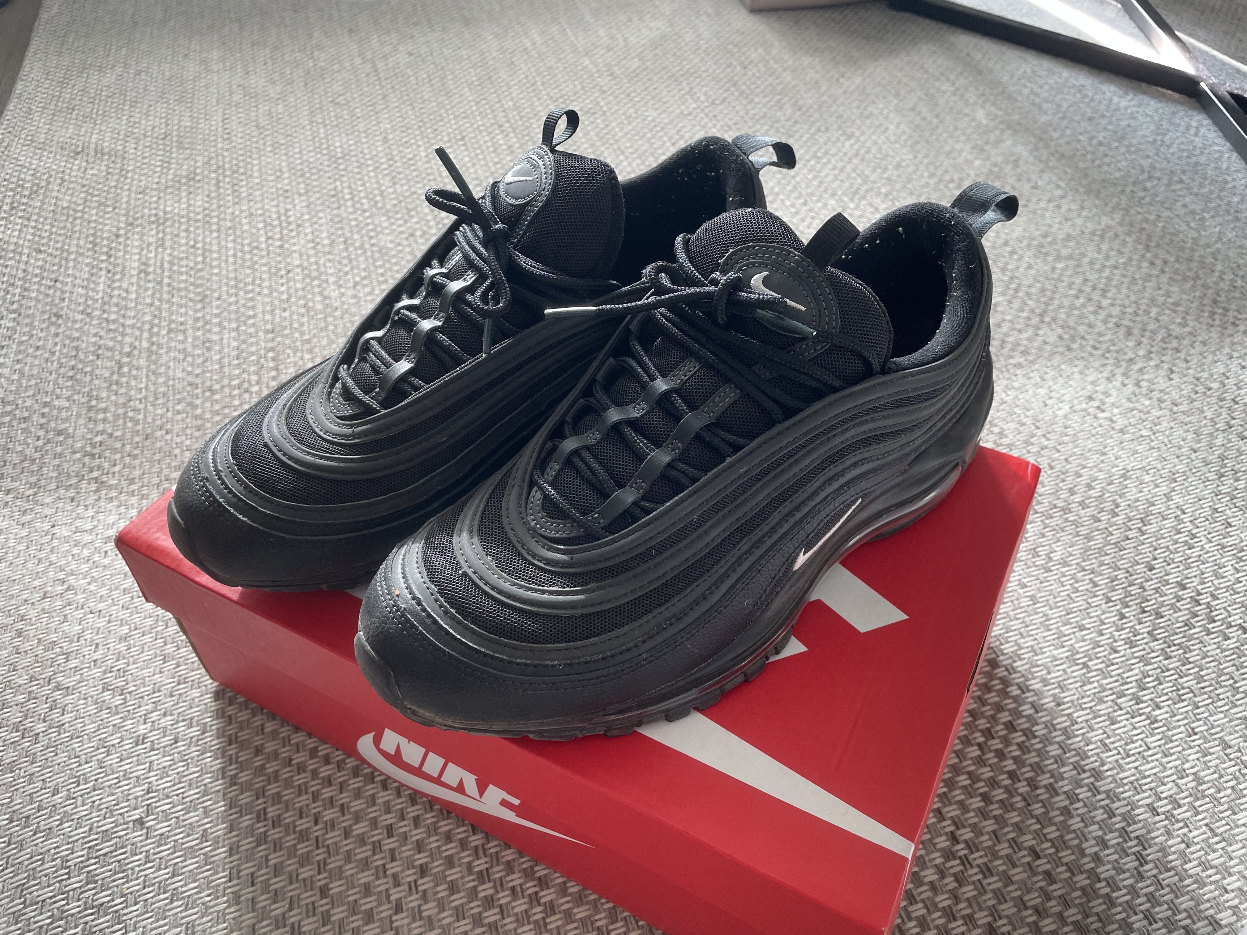 (W) Nike Air Max 97 PRM Hangul Day, Nike Air Max 97 SE Pure Platinum 착용 스타일 - 4
