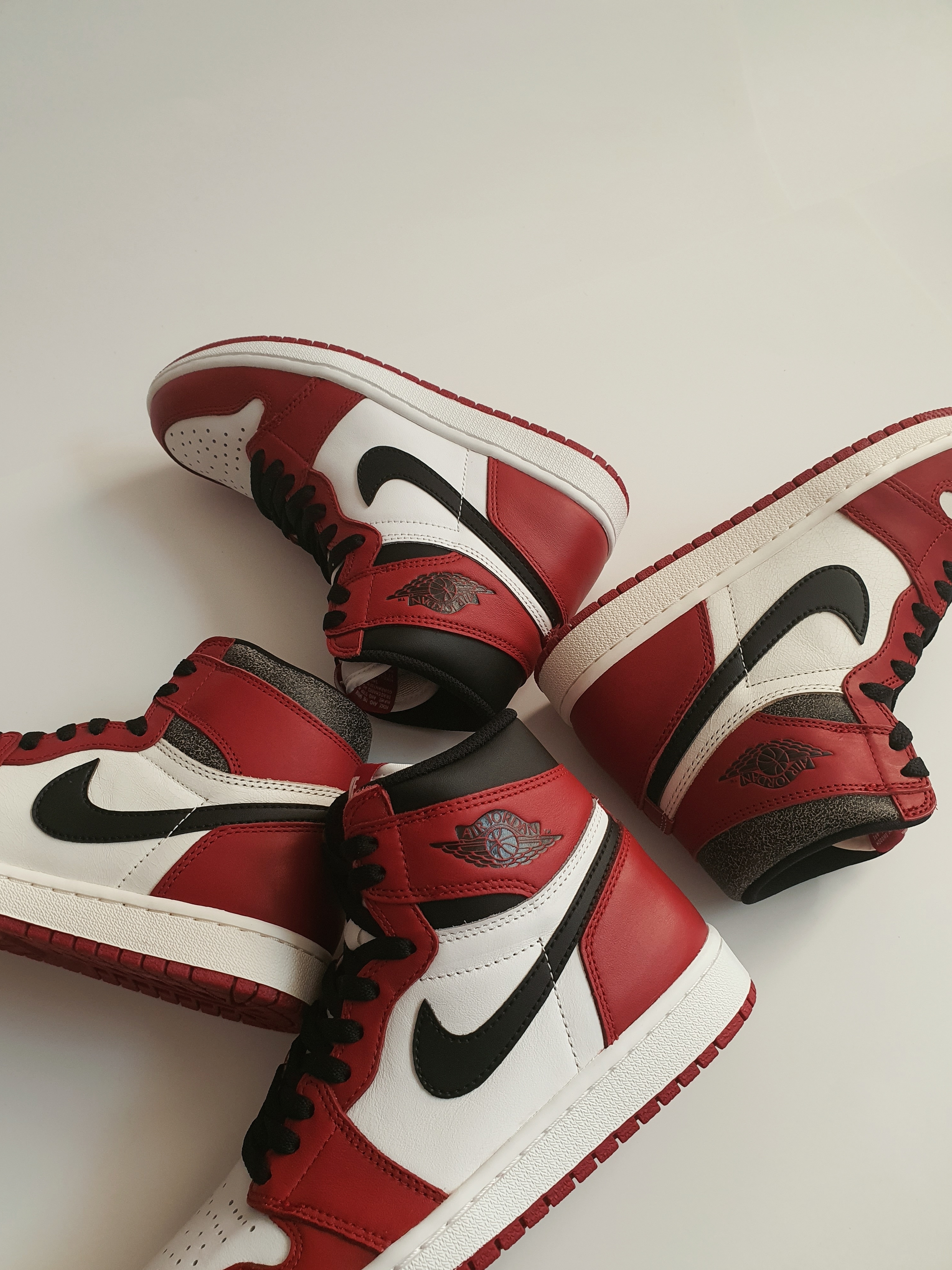 Jordan 1 Retro High OG Chicago 2015, Jordan 1 Retro High OG Chicago 2022 착용 스타일