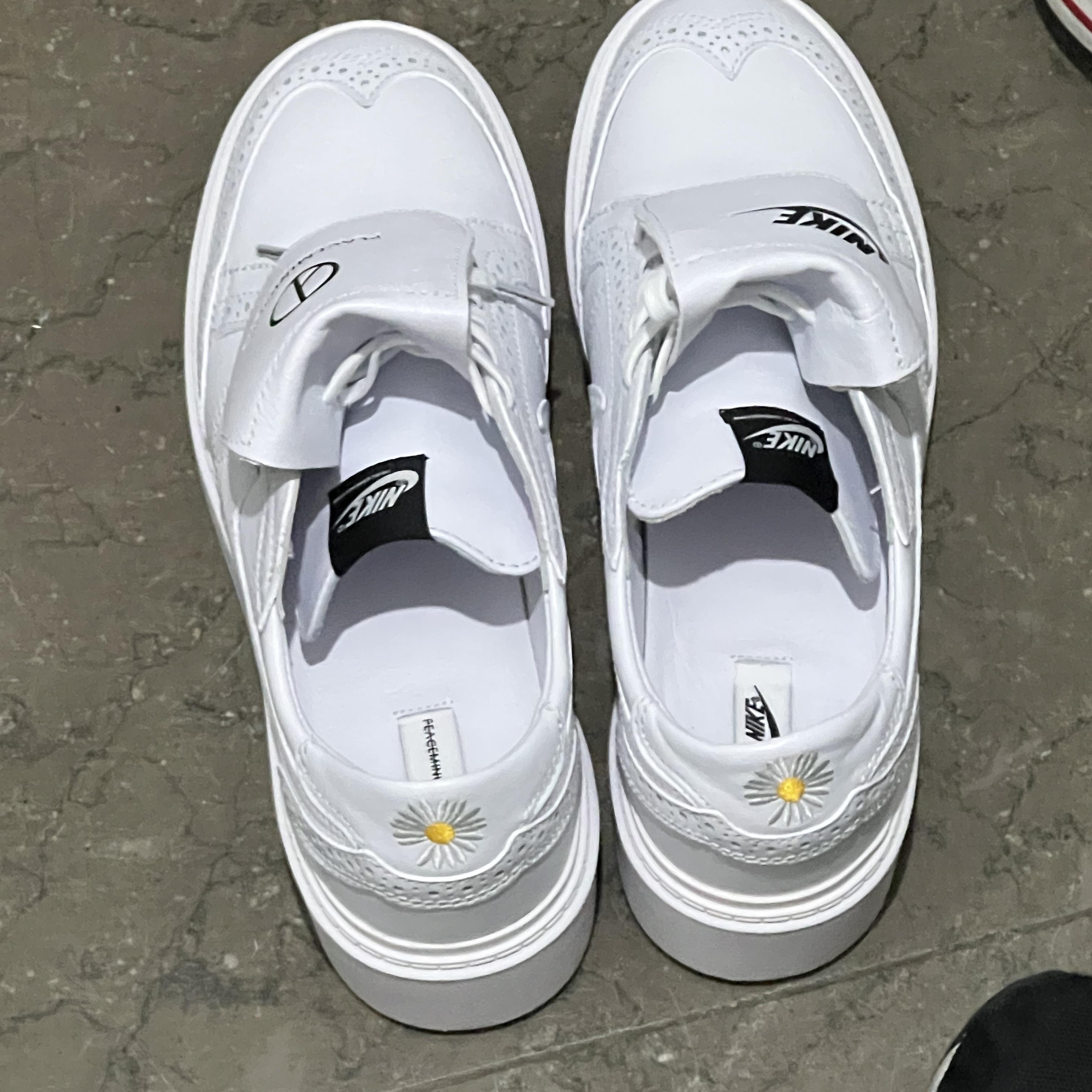 Nike x Peaceminusone Kwondo1 White 착용 스타일 - 3
