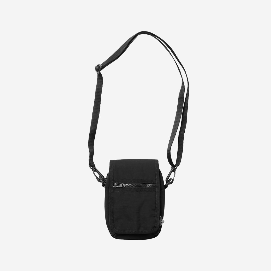 파운드 포켓 셔터 크로스 백 블랙