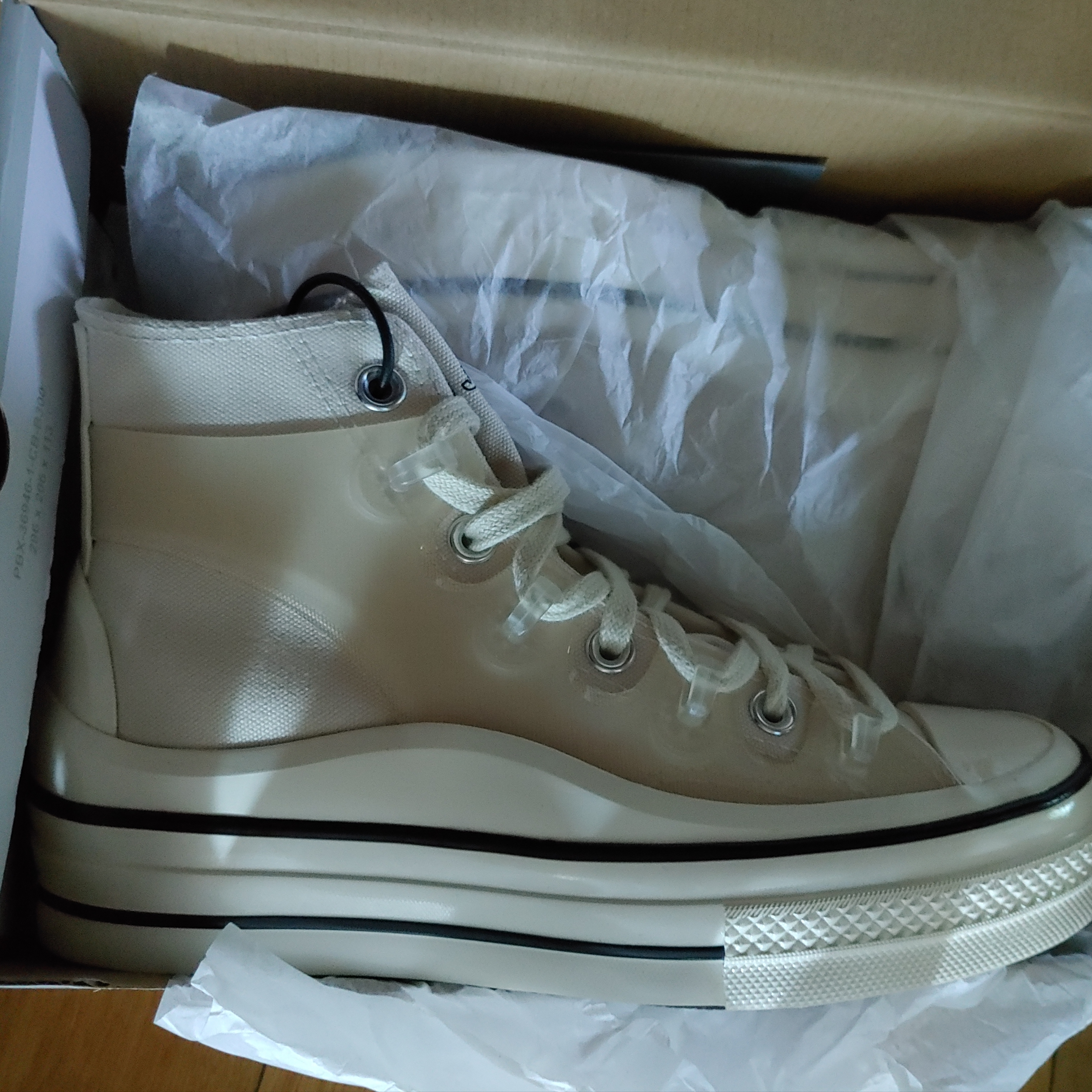 Converse x Kim Jones Chuck 70 Utility Wave High Natural Ivory 착용 스타일