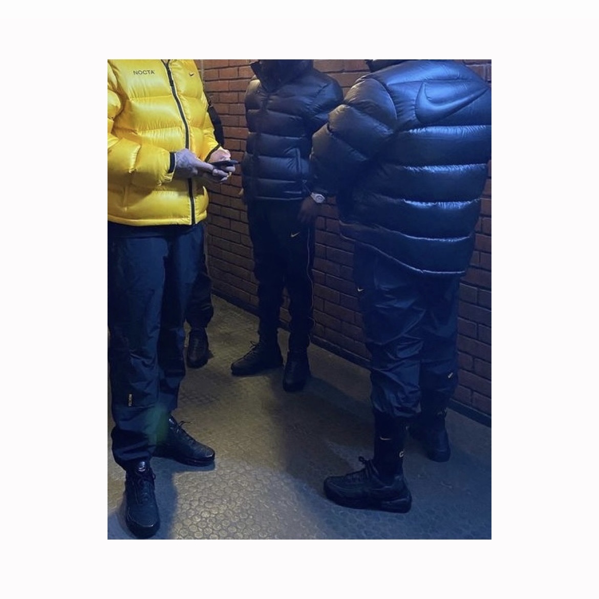 Nike x Drake Nocta Puffer Jacket University Gold - US/EU 착용 스타일 - 5