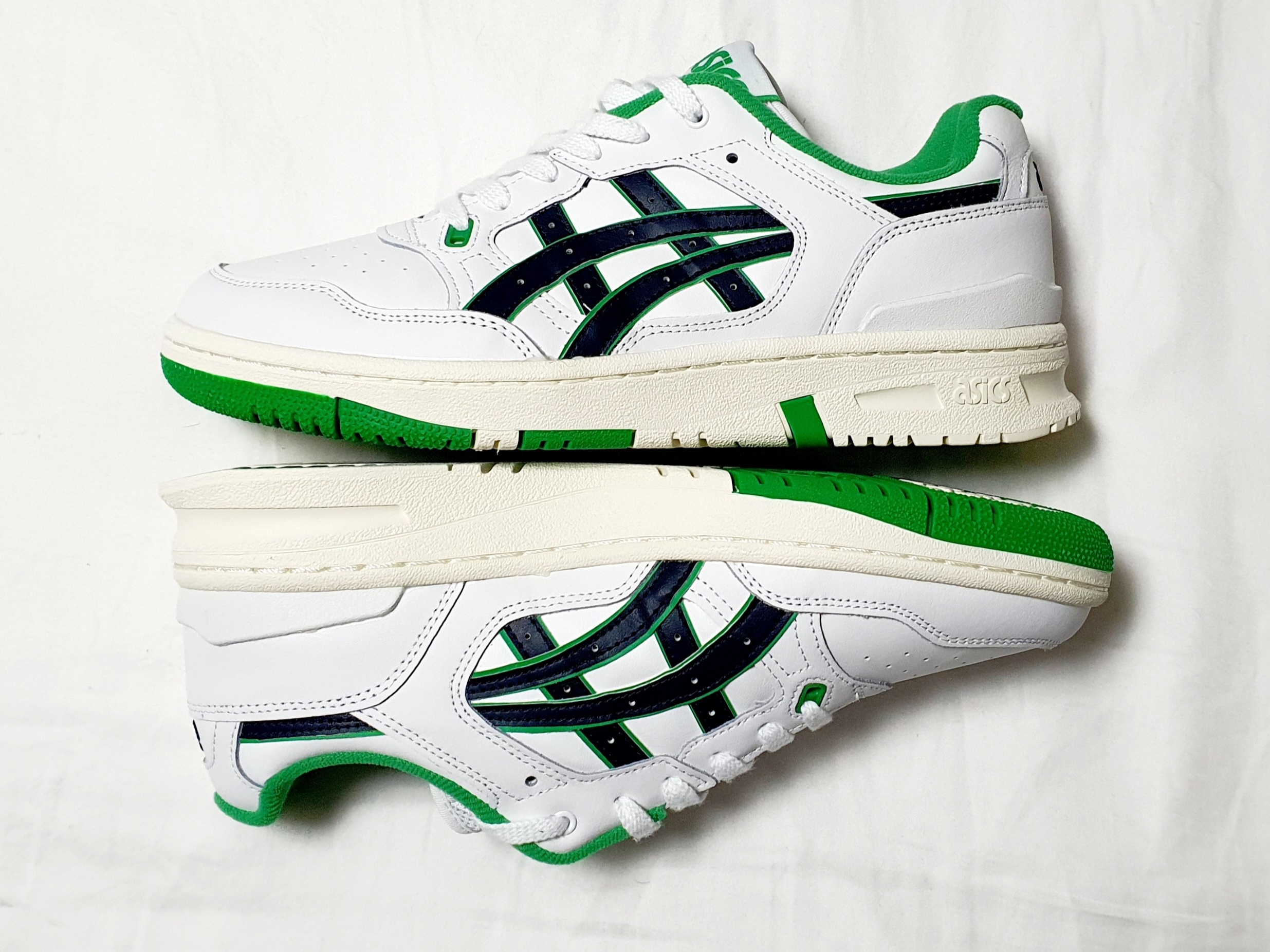 Asics EX89 White French Blue 착용 스타일 - 3