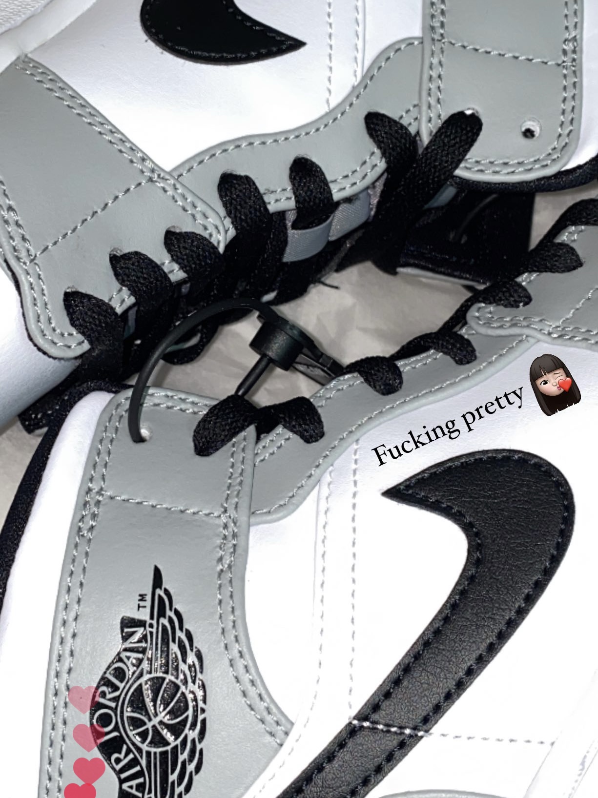 Jordan 1 Mid Light Smoke Grey 착용 스타일 - 1