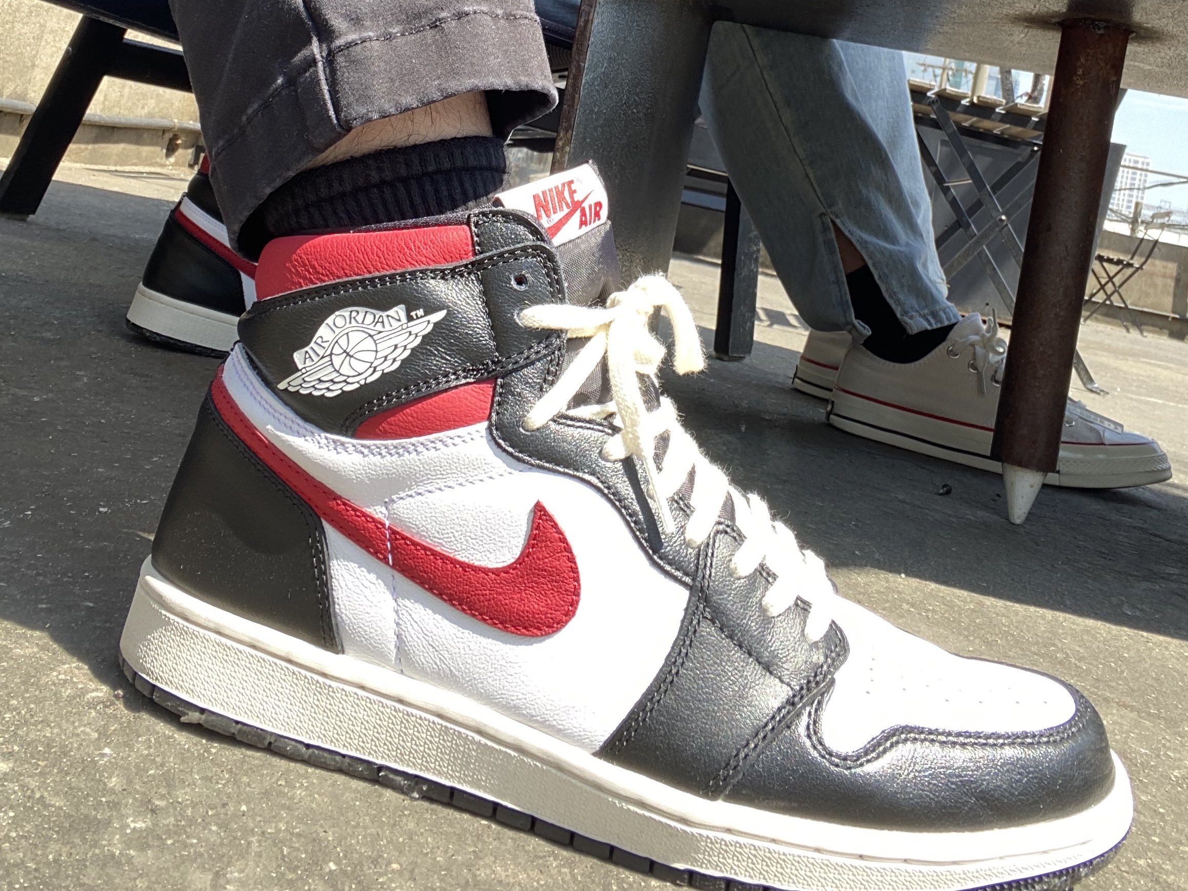 Jordan 1 Retro High OG Gym Red 착용 스타일
