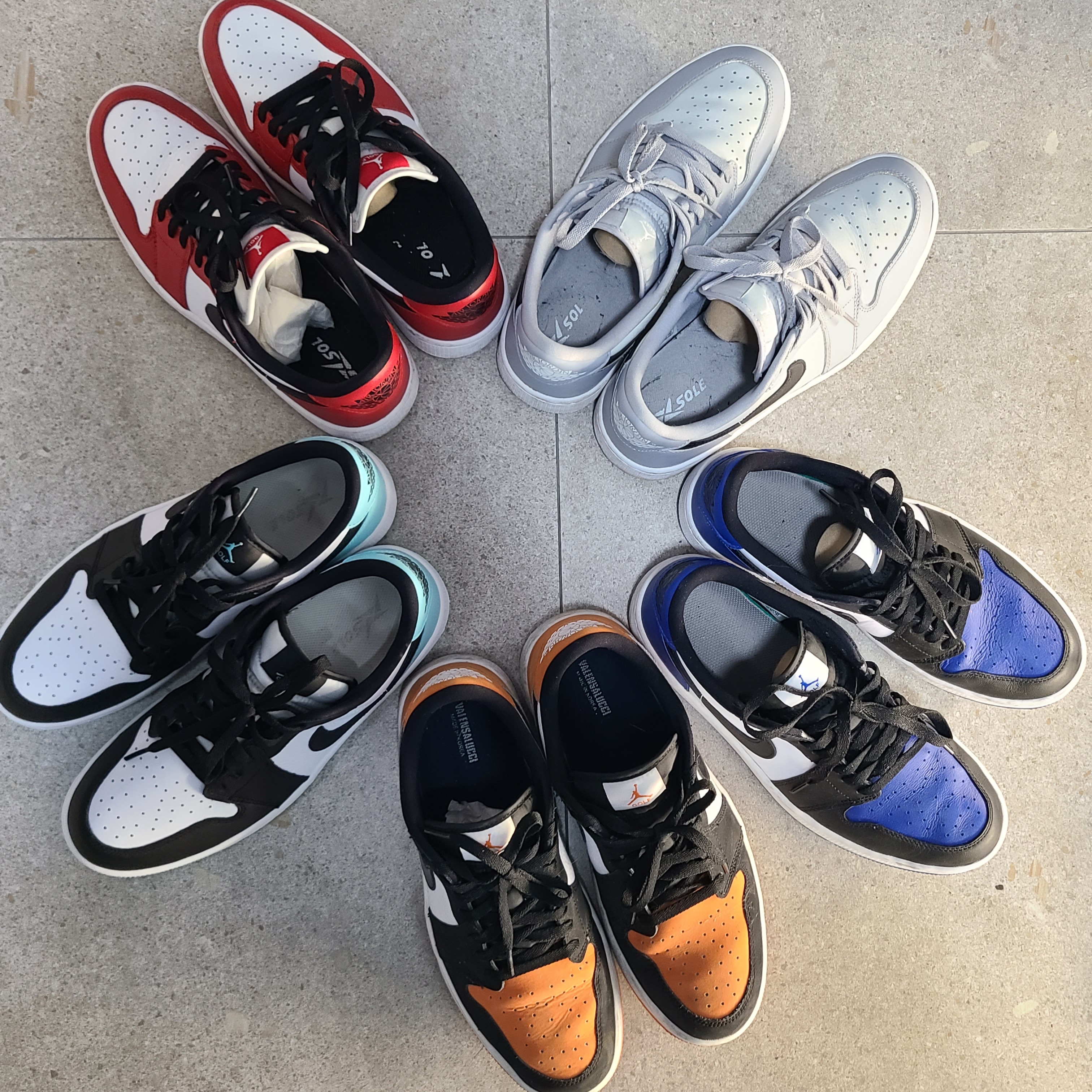 Jordan 1 Low Golf Copa, Jordan 1 Low Golf Wolf Grey 착용 스타일