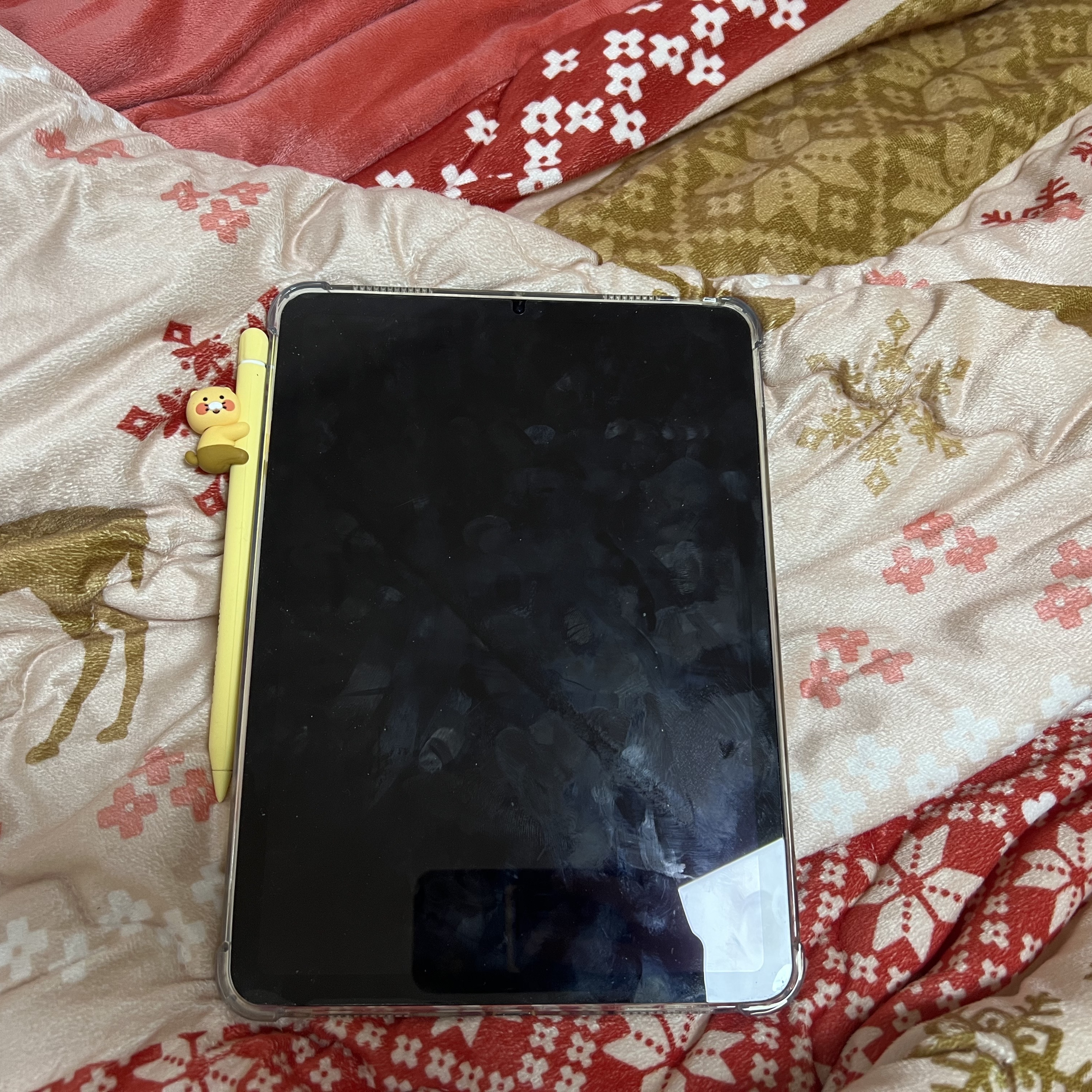 Apple iPad Air 5th Gen Wifi 64GB Purple (Korean Ver.), Apple Pencil 2nd Gen 착용 스타일
