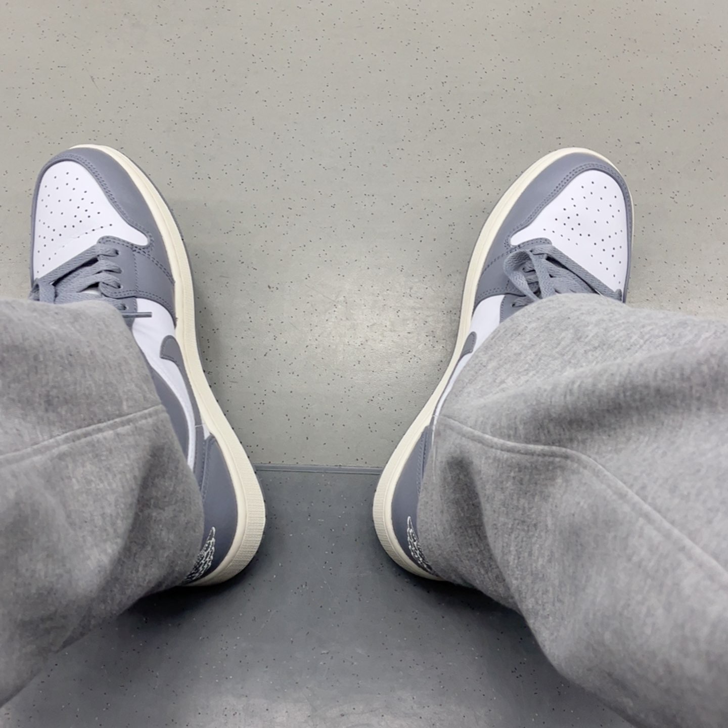 Jordan 1 Low Stealth and White 착용 스타일 - 2