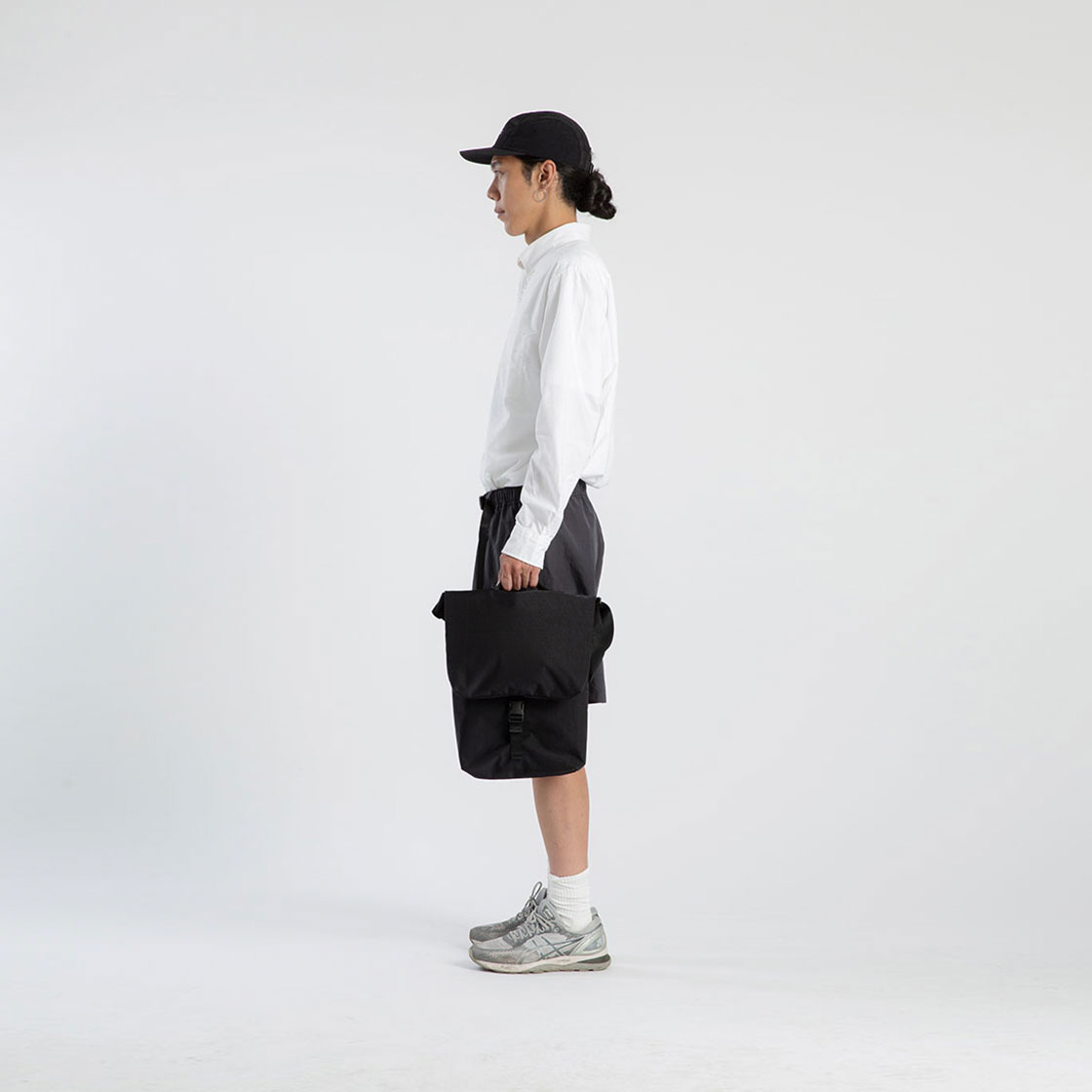 파운드 포켓 딤 크로스 백 블랙(Found Pocket Dim Cross Bag Black) - 4