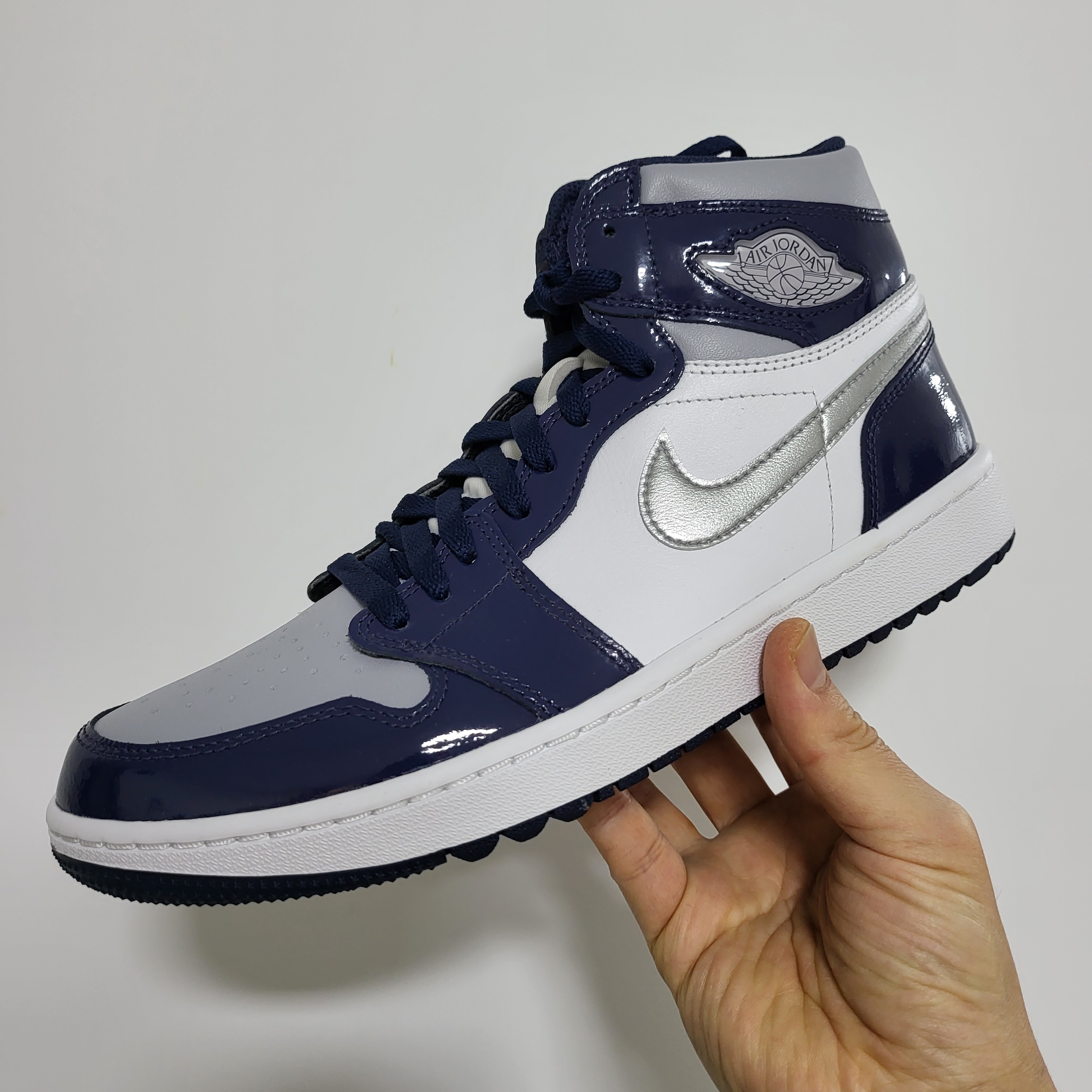 Jordan 1 High Golf Midnight Navy 착용 스타일