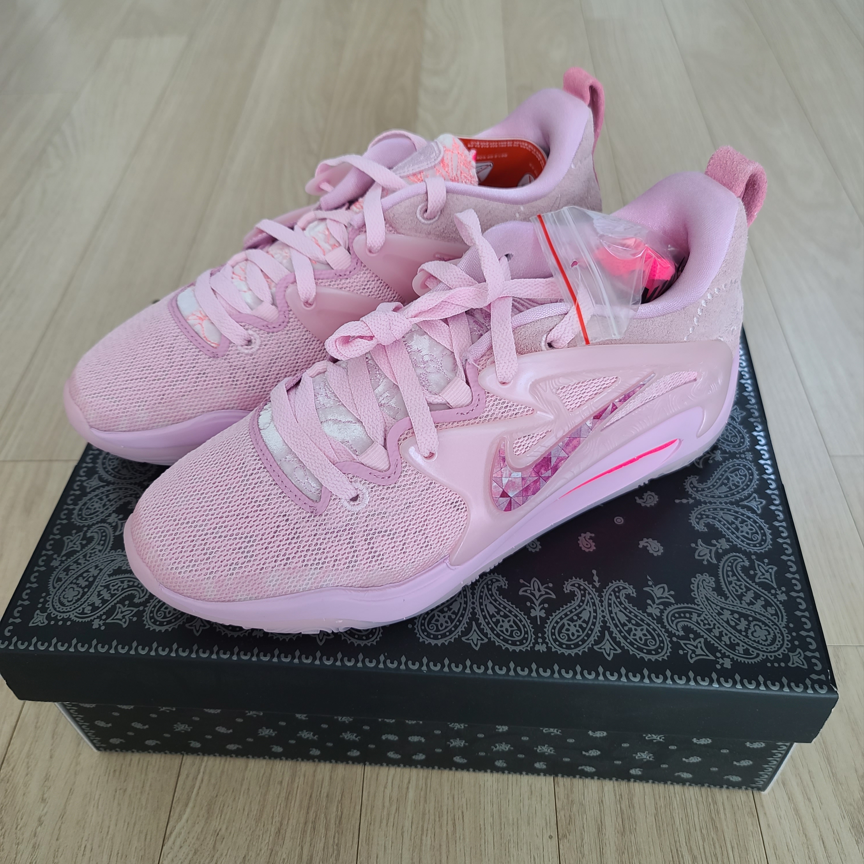 Nike KD 15 EP Pink Foam 착용 스타일 - 1