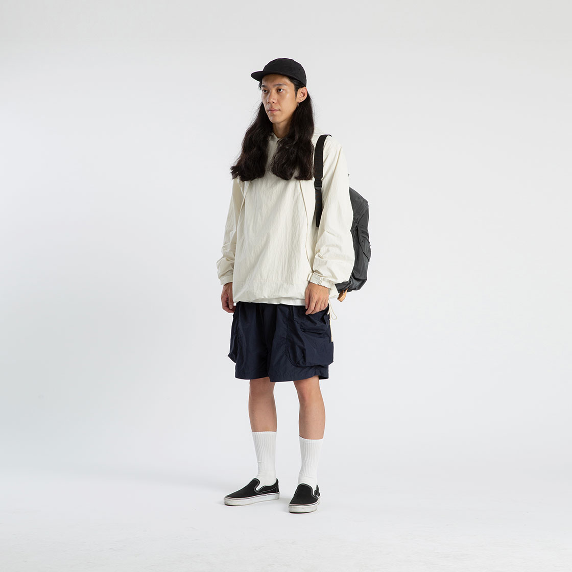 파운드 포켓 페더 백팩 차콜(Found Pocket Feather Backpack Charcoal) - 3