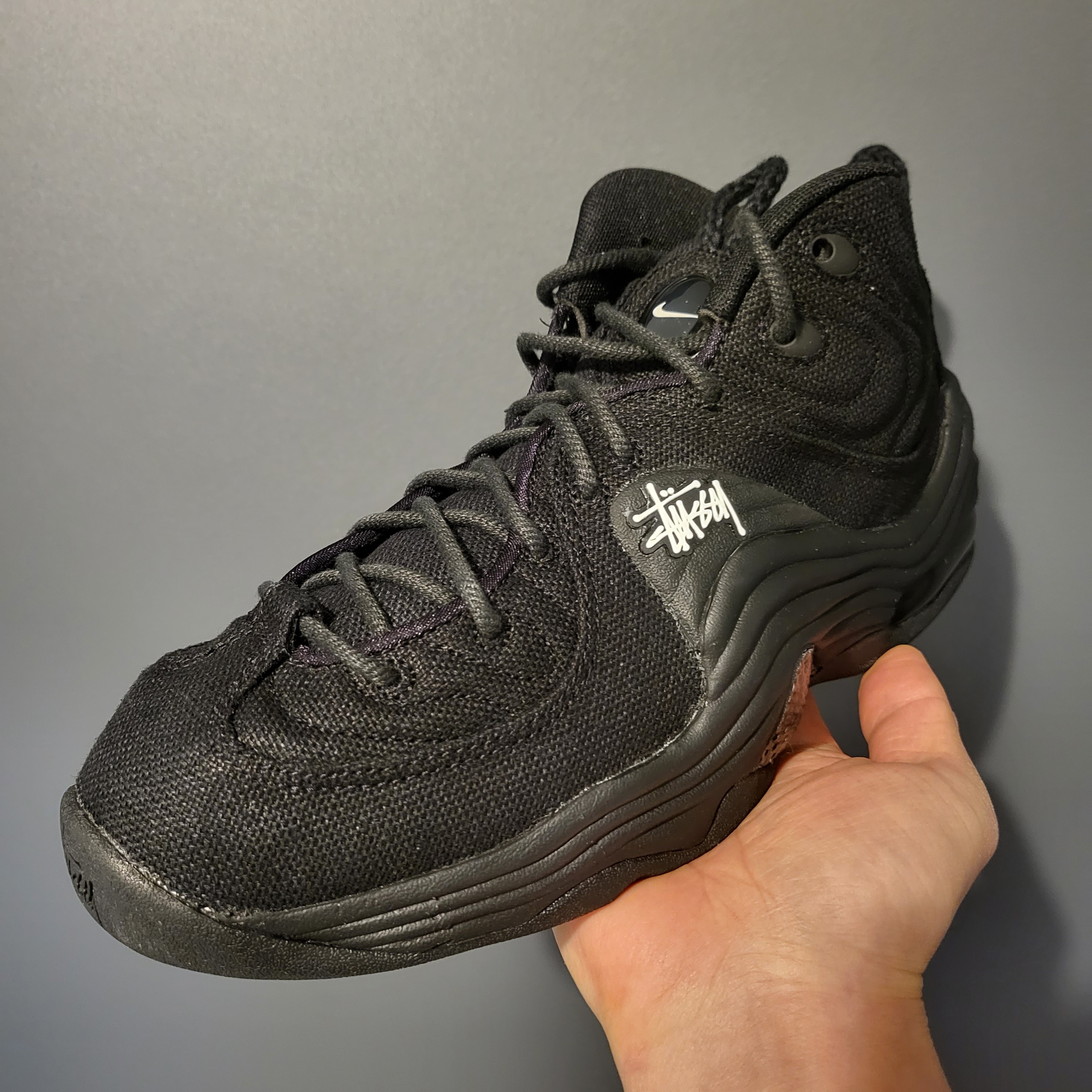 Nike x Stussy Air Penny II Black 착용 스타일