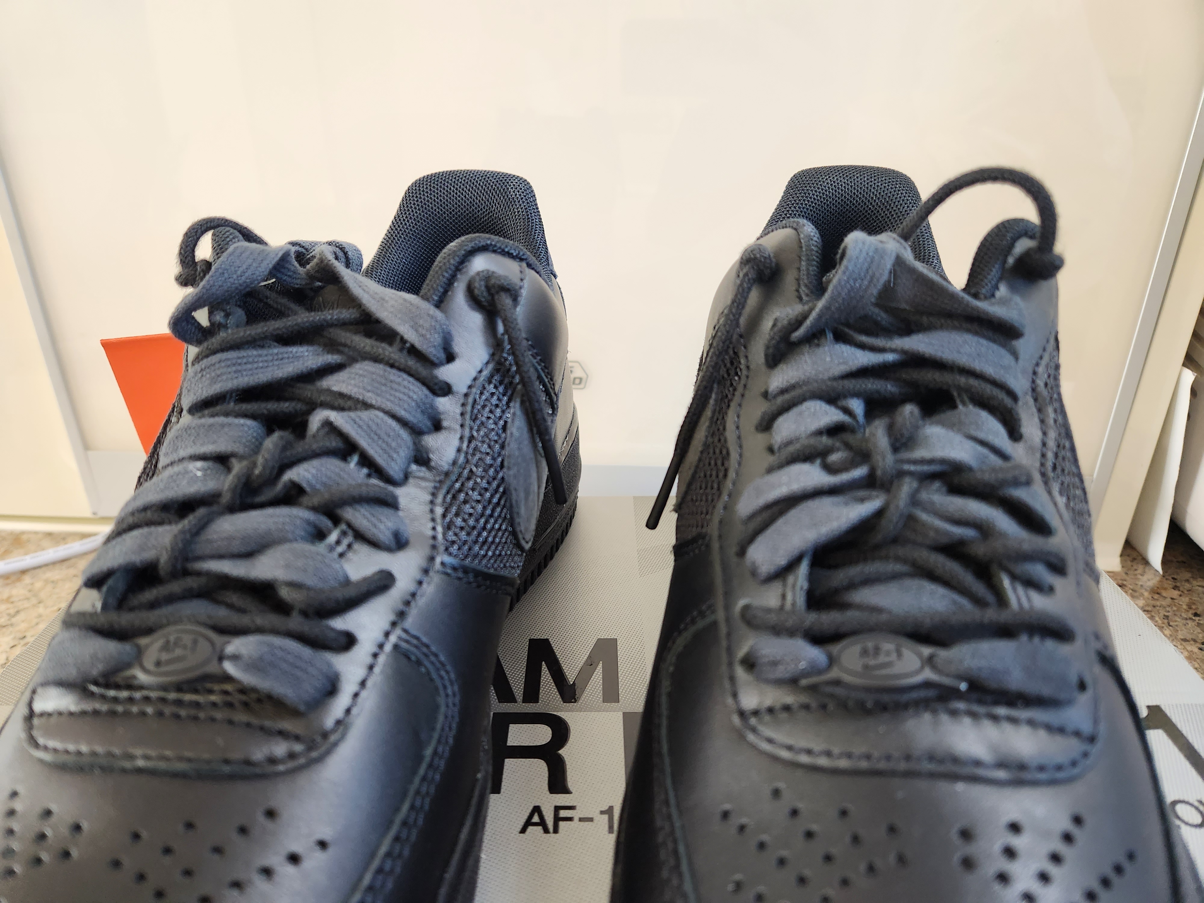Nike x Slam Jam Air Force 1 Low SP Black Off Noir 착용 스타일 - 2