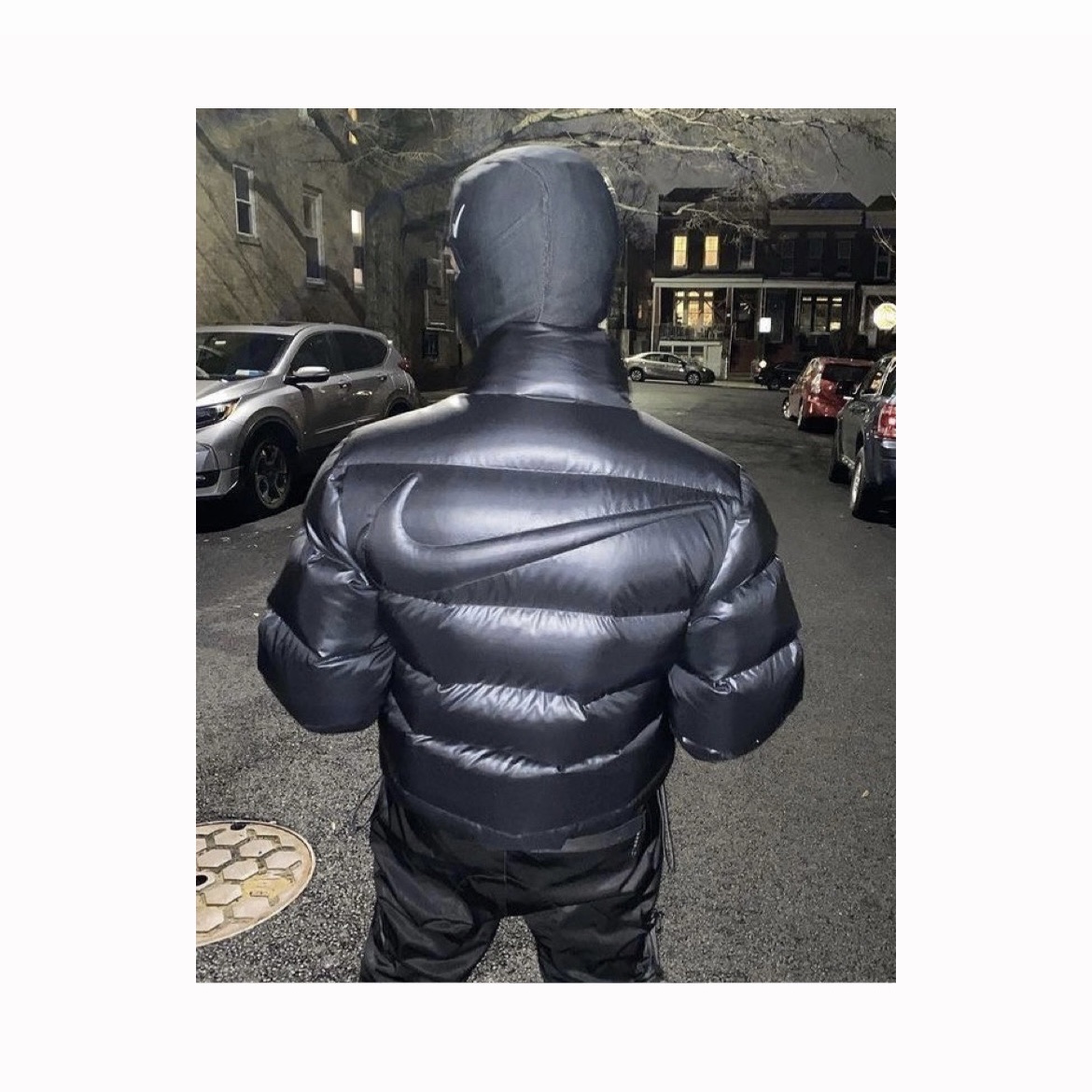 Nike x Drake Nocta Puffer Jacket Black - US/EU 착용 스타일 - 1