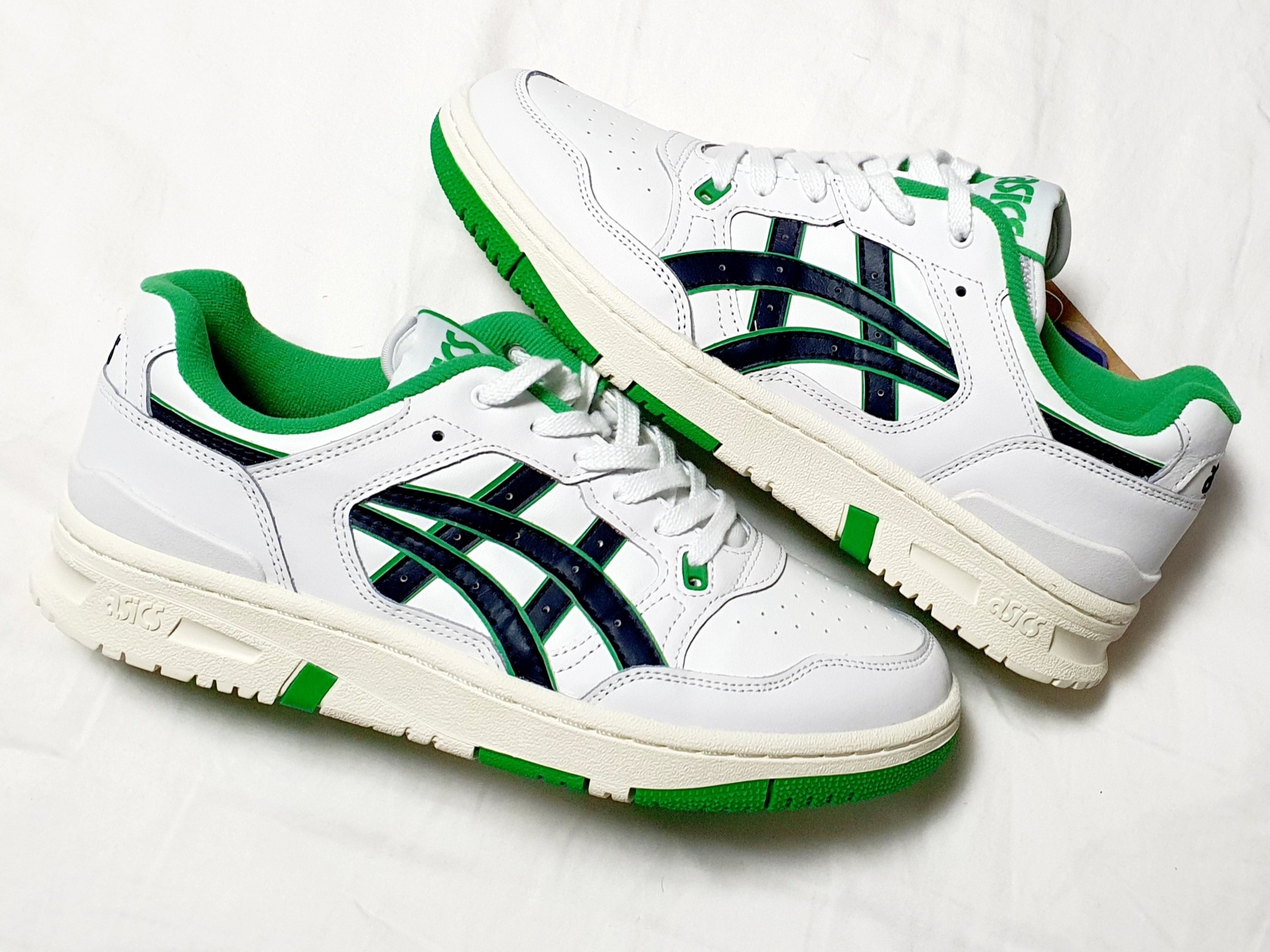 Asics EX89 White French Blue 착용 스타일 - 2