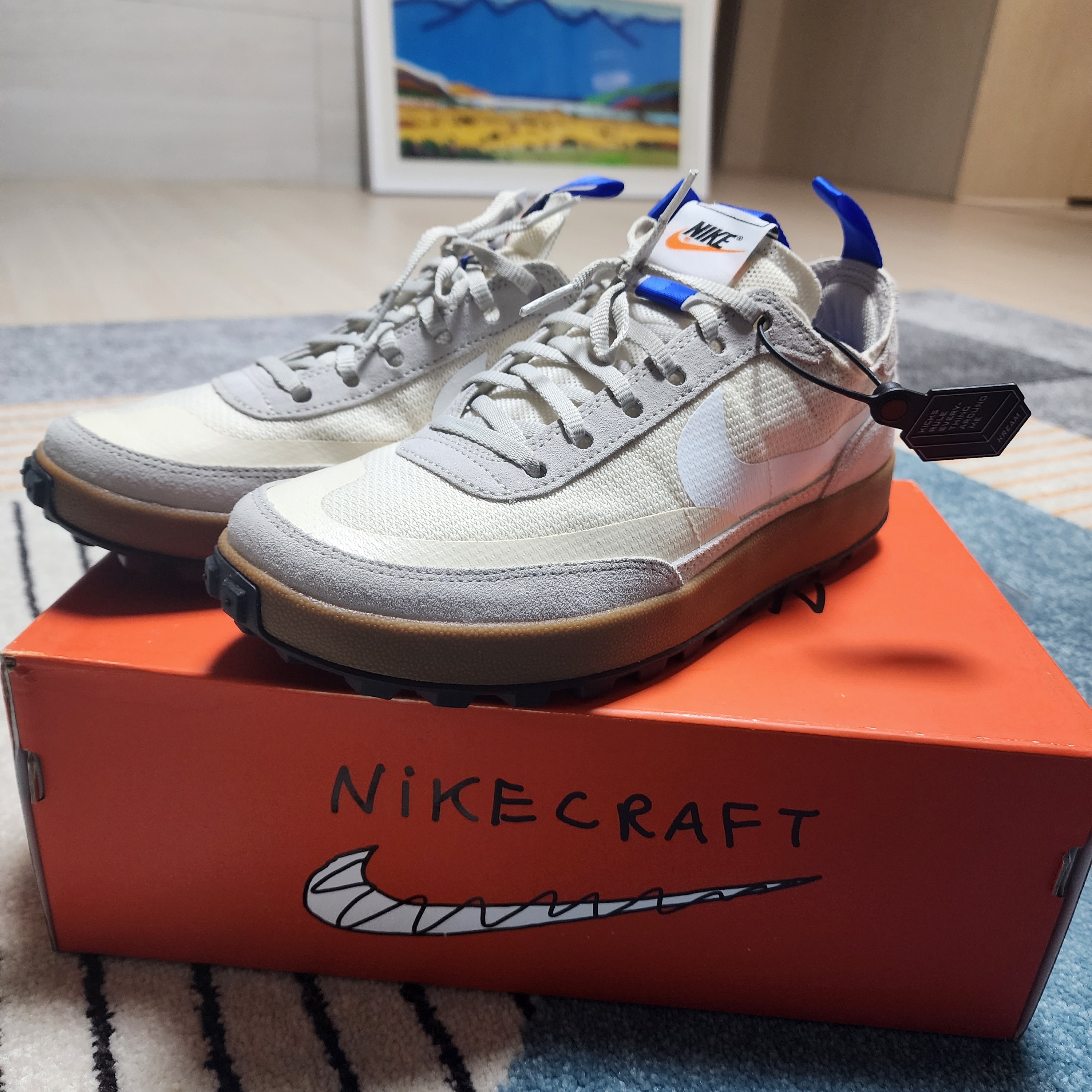 Nike x Tom Sachs General Purpose Shoe Light Cream 착용 스타일