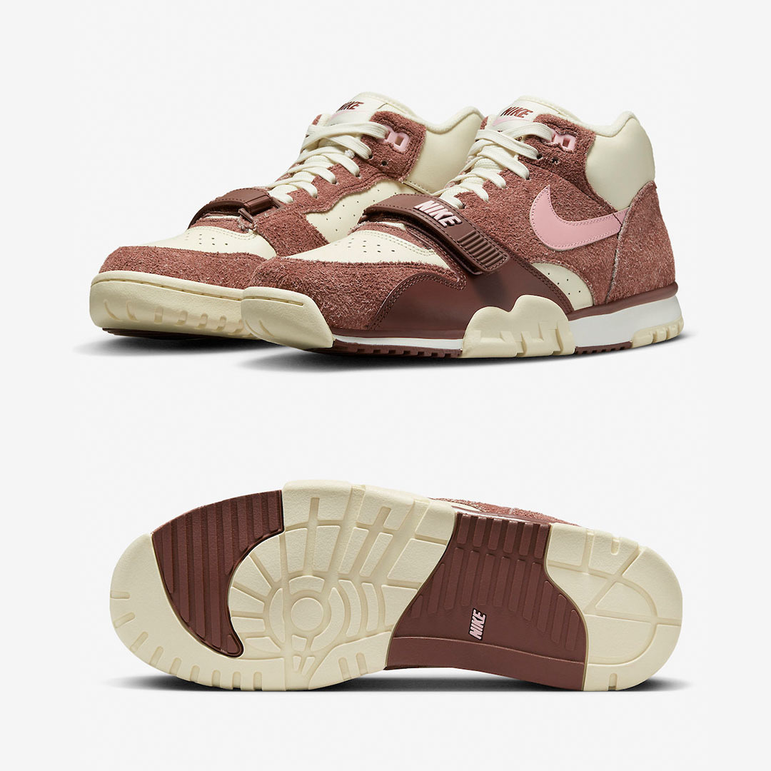 Nike Air Trainer 1 Soft Pink and Coconut Milk 착용 스타일 - 2