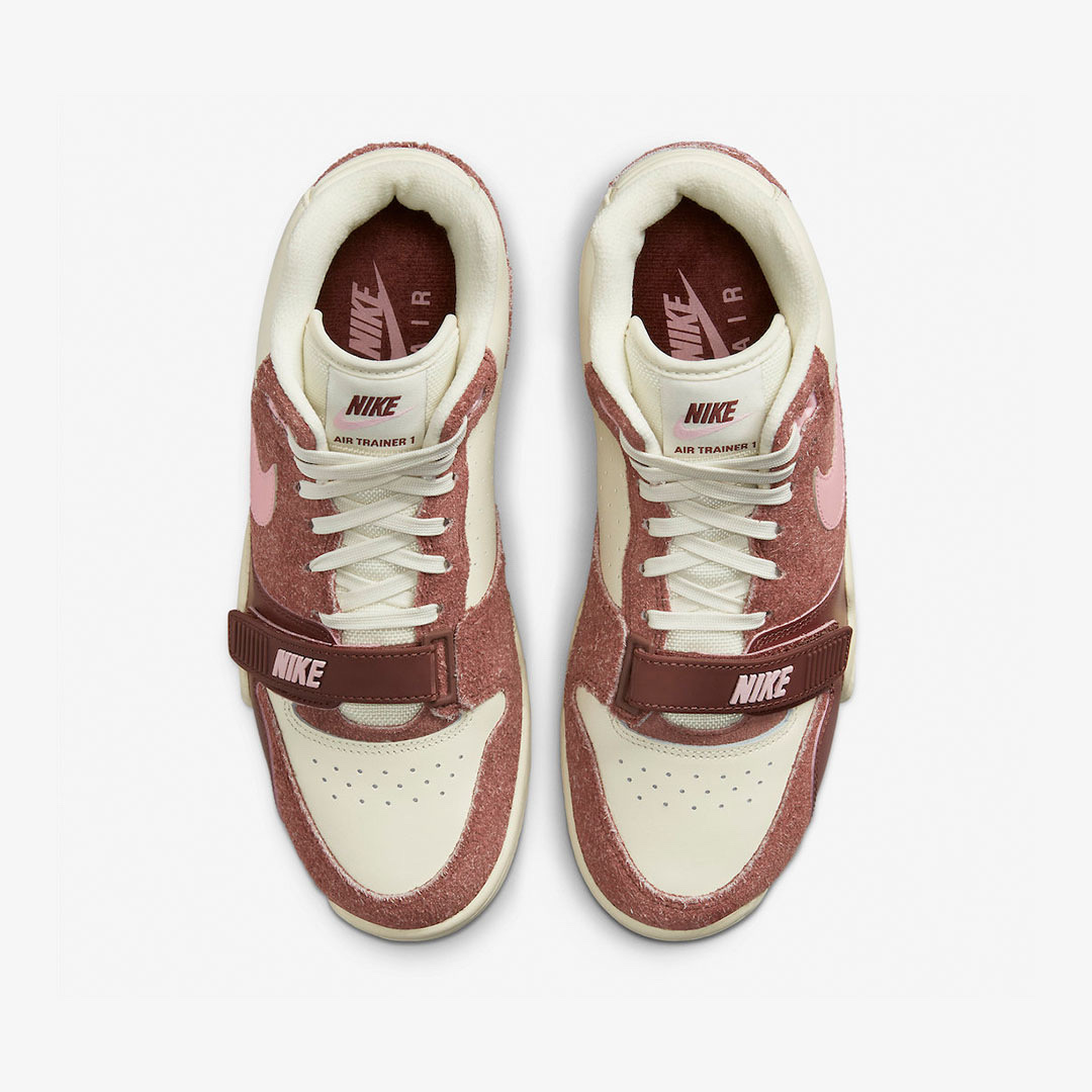 Nike Air Trainer 1 Soft Pink and Coconut Milk 착용 스타일 - 4