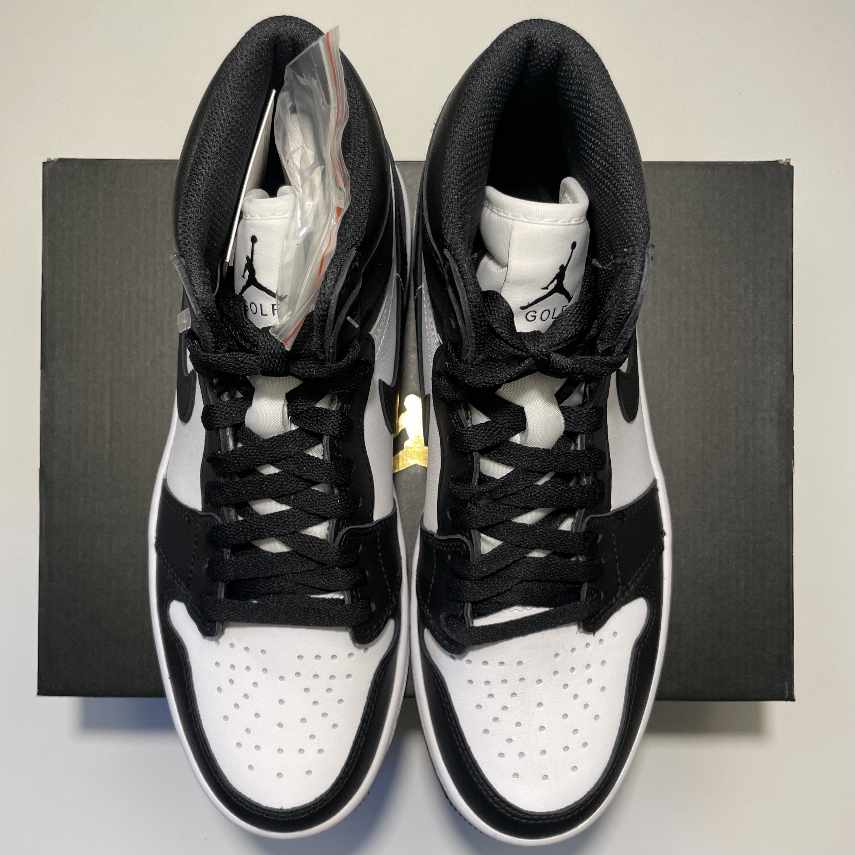Jordan 1 High Golf White Black 착용 스타일 - 3