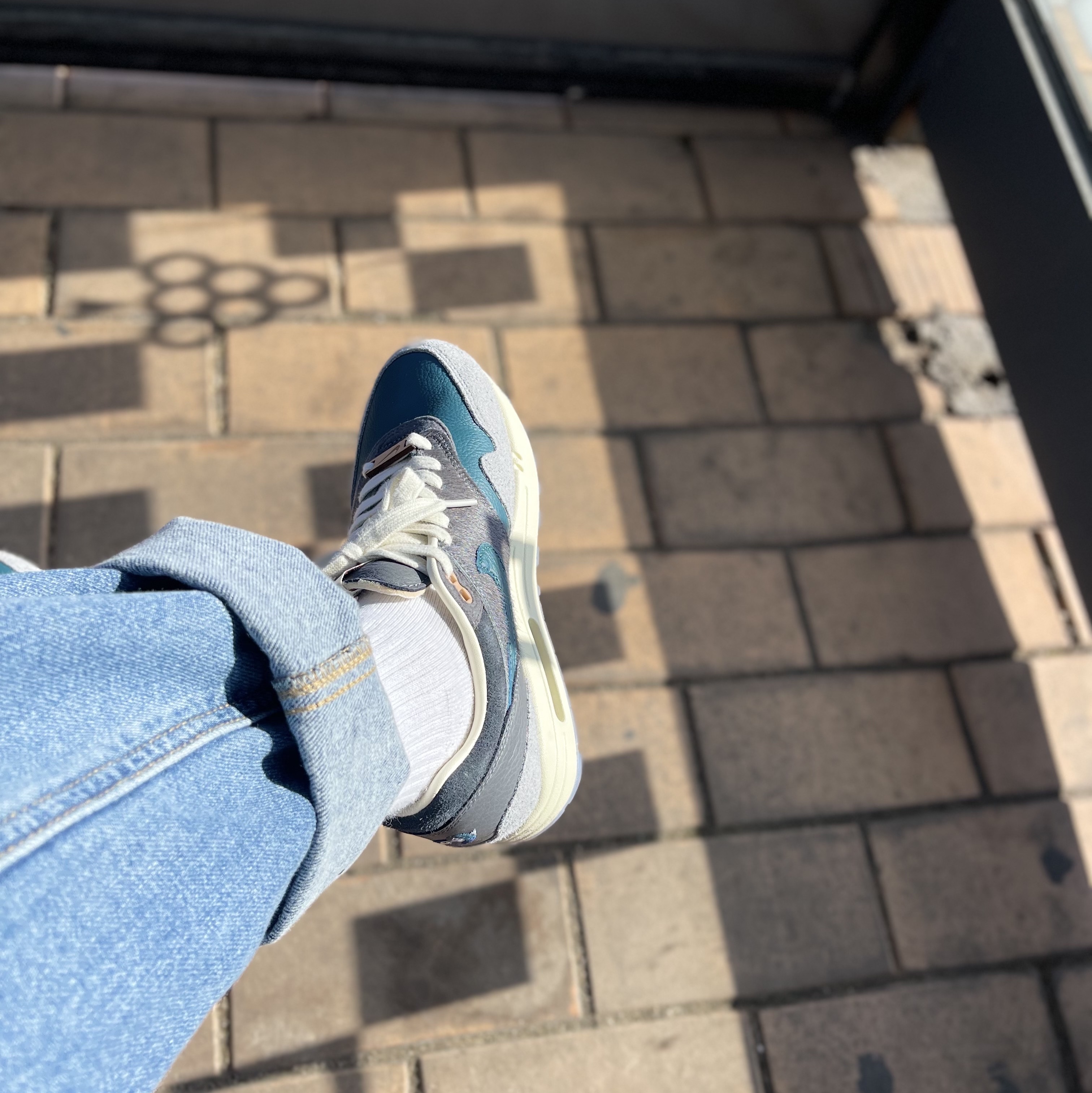 Nike x Kasina Air Max 1 SP Won-Ang Particle Grey 착용 스타일