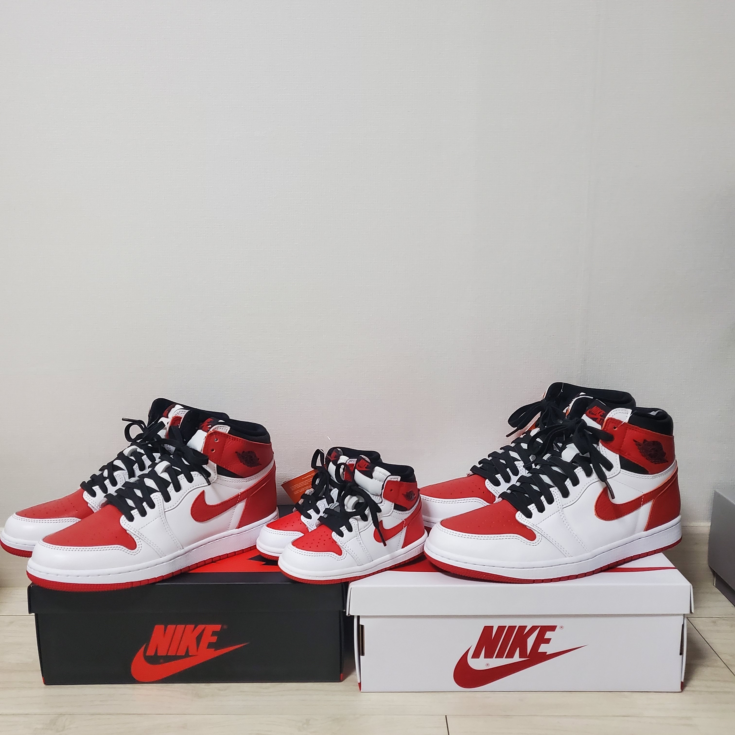 Jordan 1 Retro High OG Heritage, (GS) Jordan 1 Retro High OG Heritage 착용 스타일 - 1