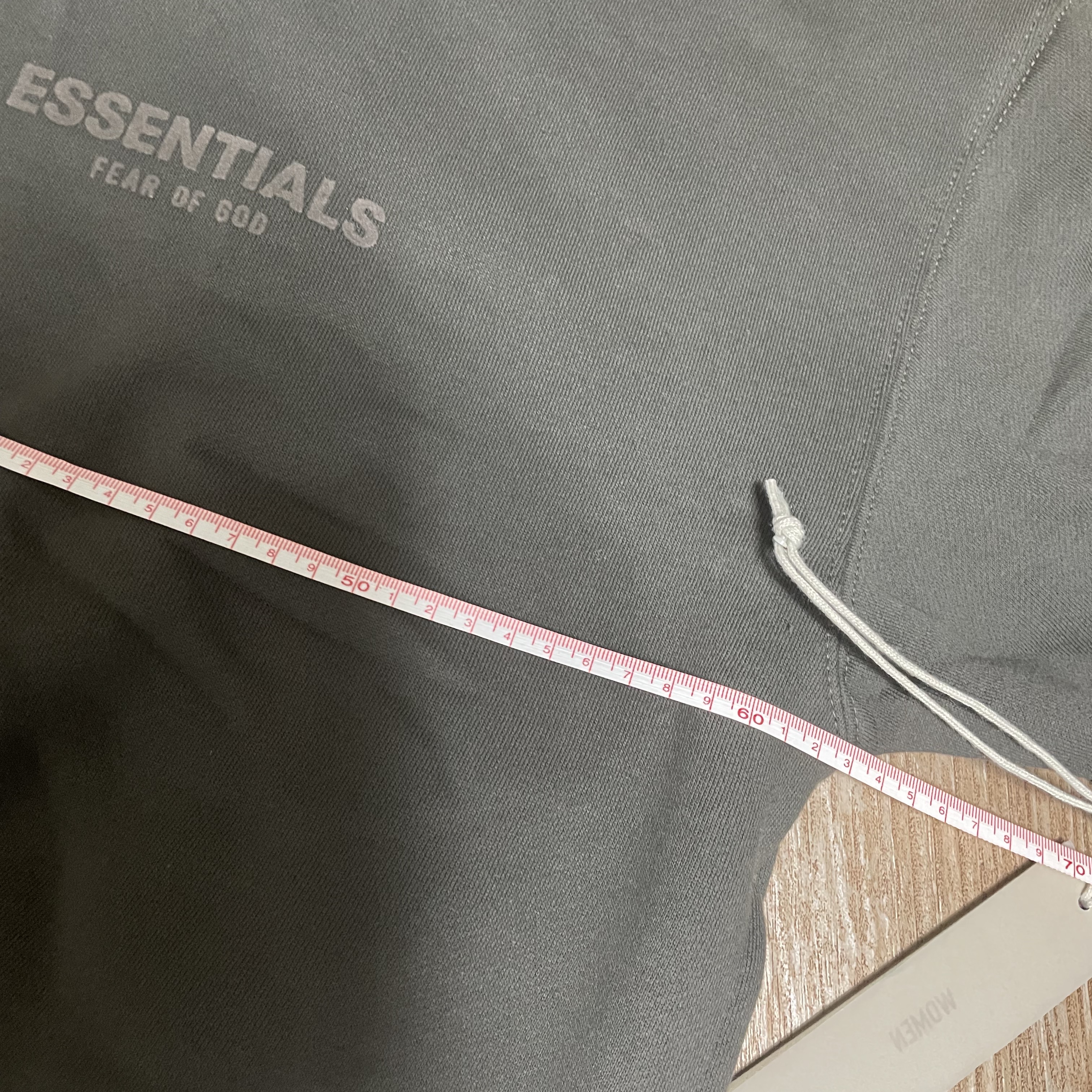 (W) Essentials Full Zip Jacket Off Black - 22FW 착용 스타일 - 2