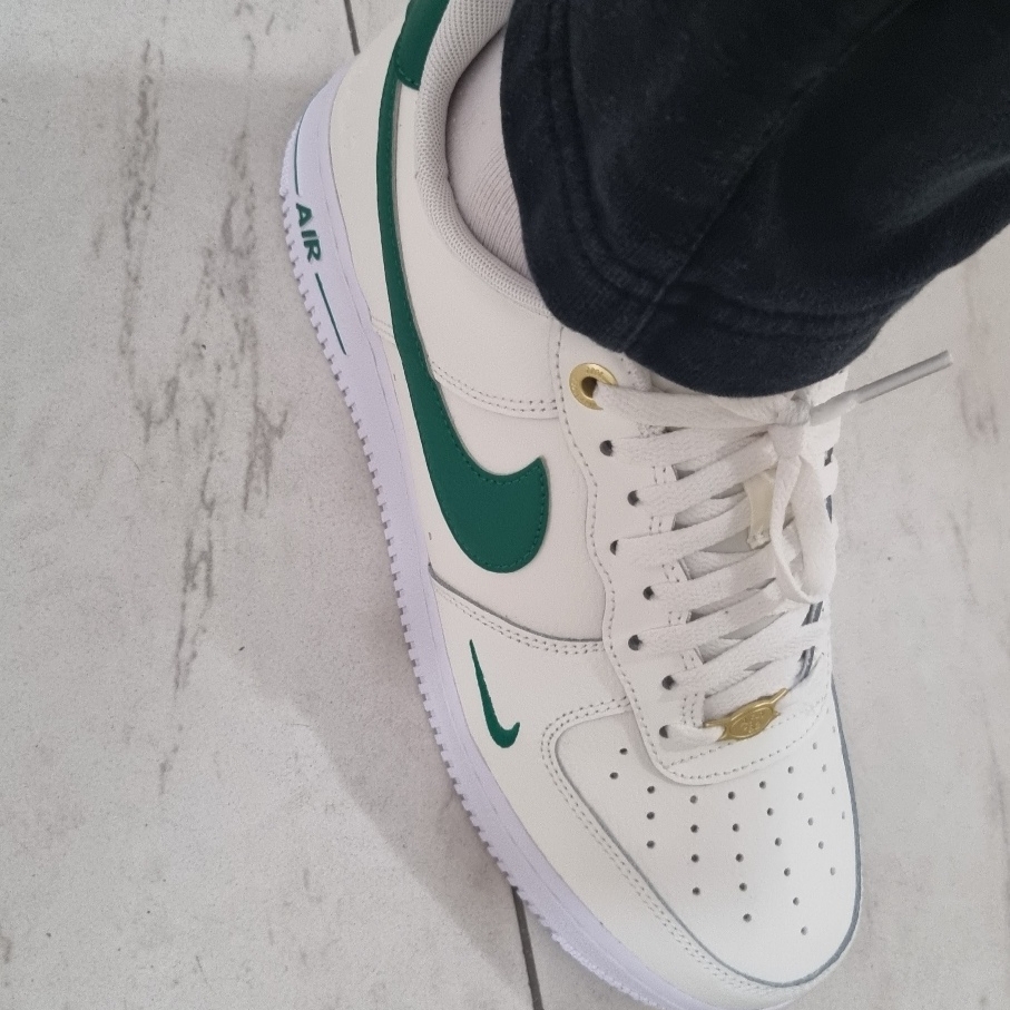 Nike Air Force 1 '07 LV8 40th Anniversary Join Forces Sail Malachite 착용 스타일 - 4