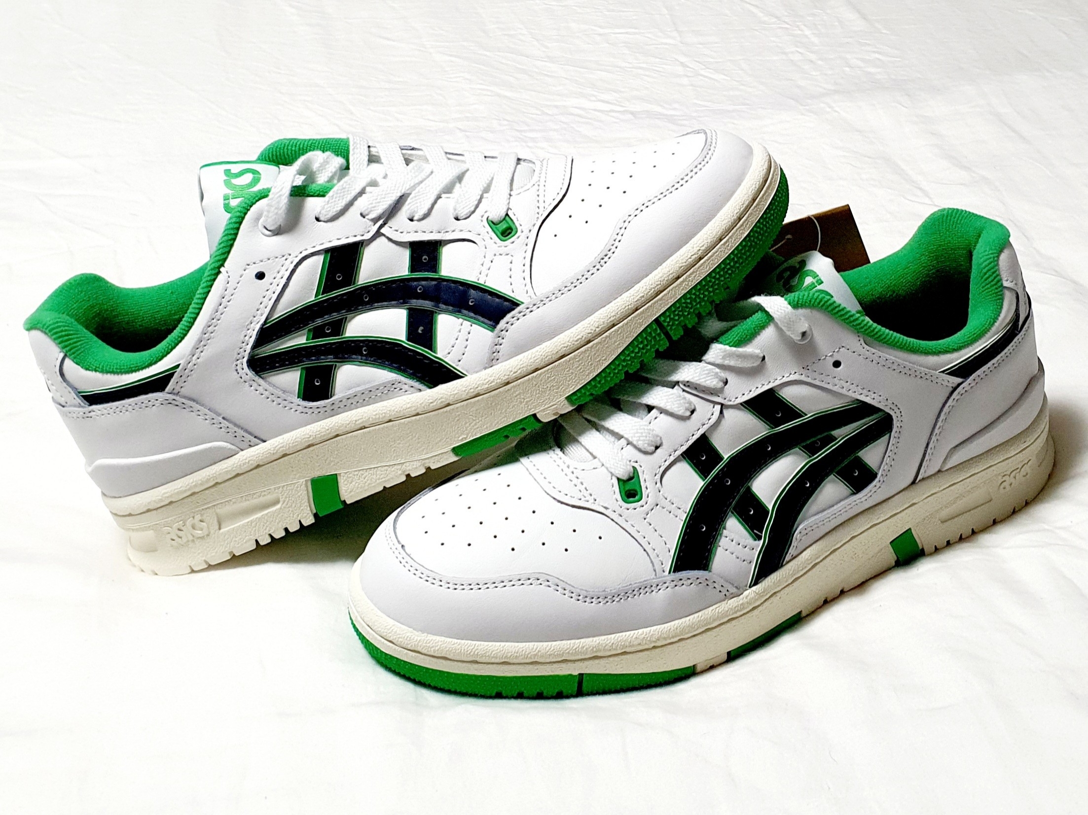 Asics EX89 White French Blue 착용 스타일 - 5
