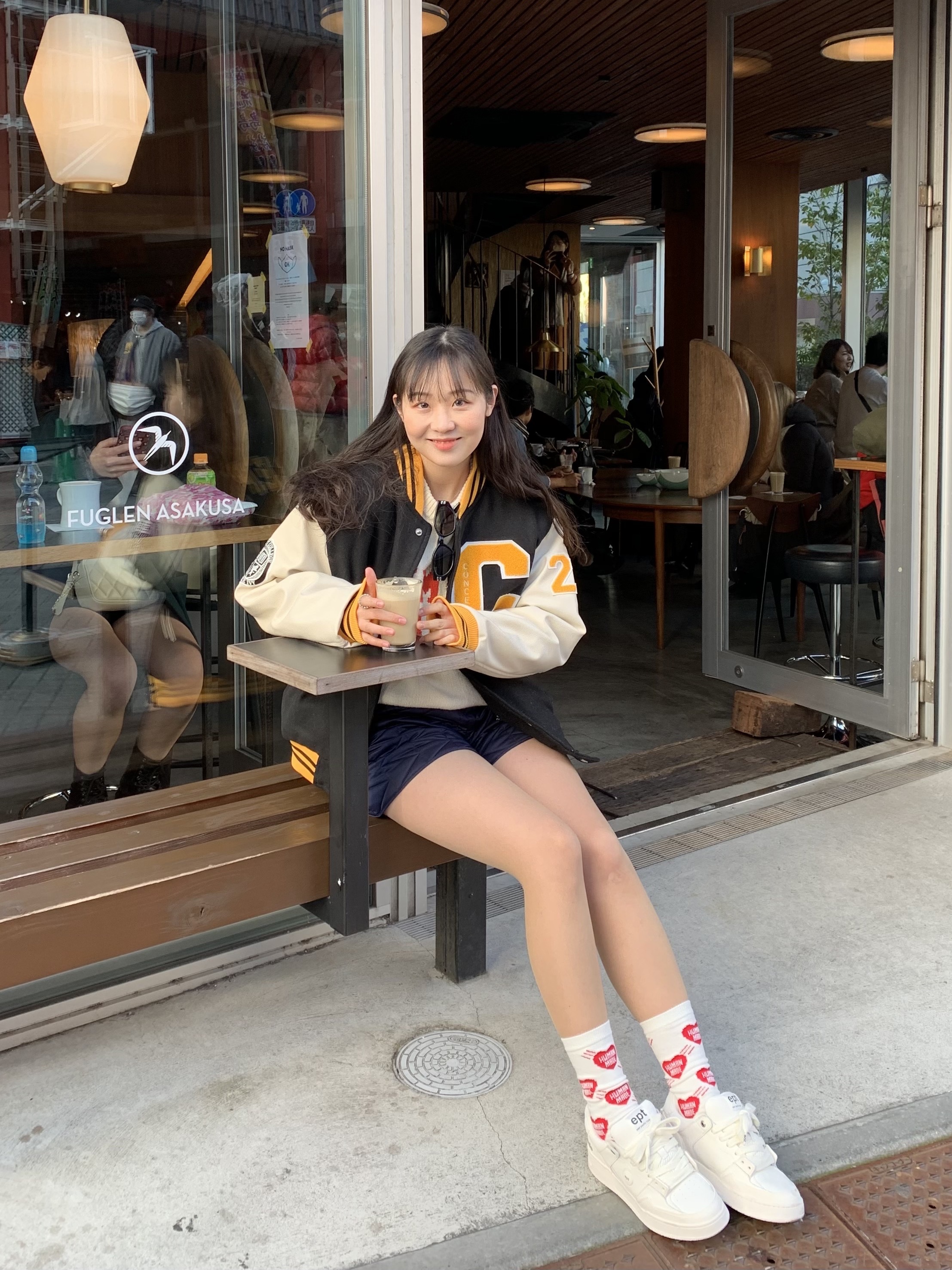 Human Made Nordic Patterned Socks Red 착용 스타일