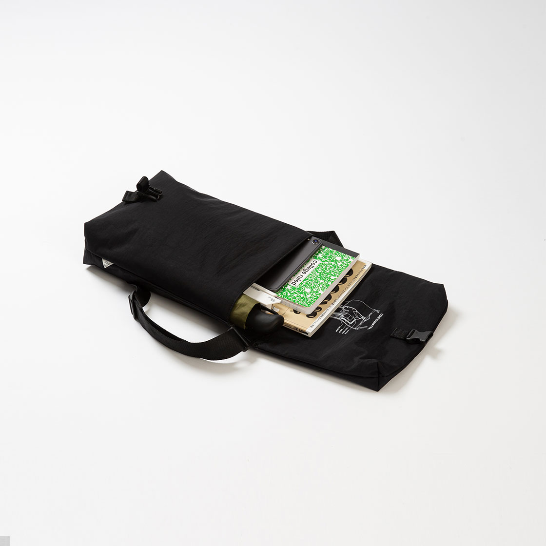 파운드 포켓 딤 크로스 백 블랙(Found Pocket Dim Cross Bag Black) - 3