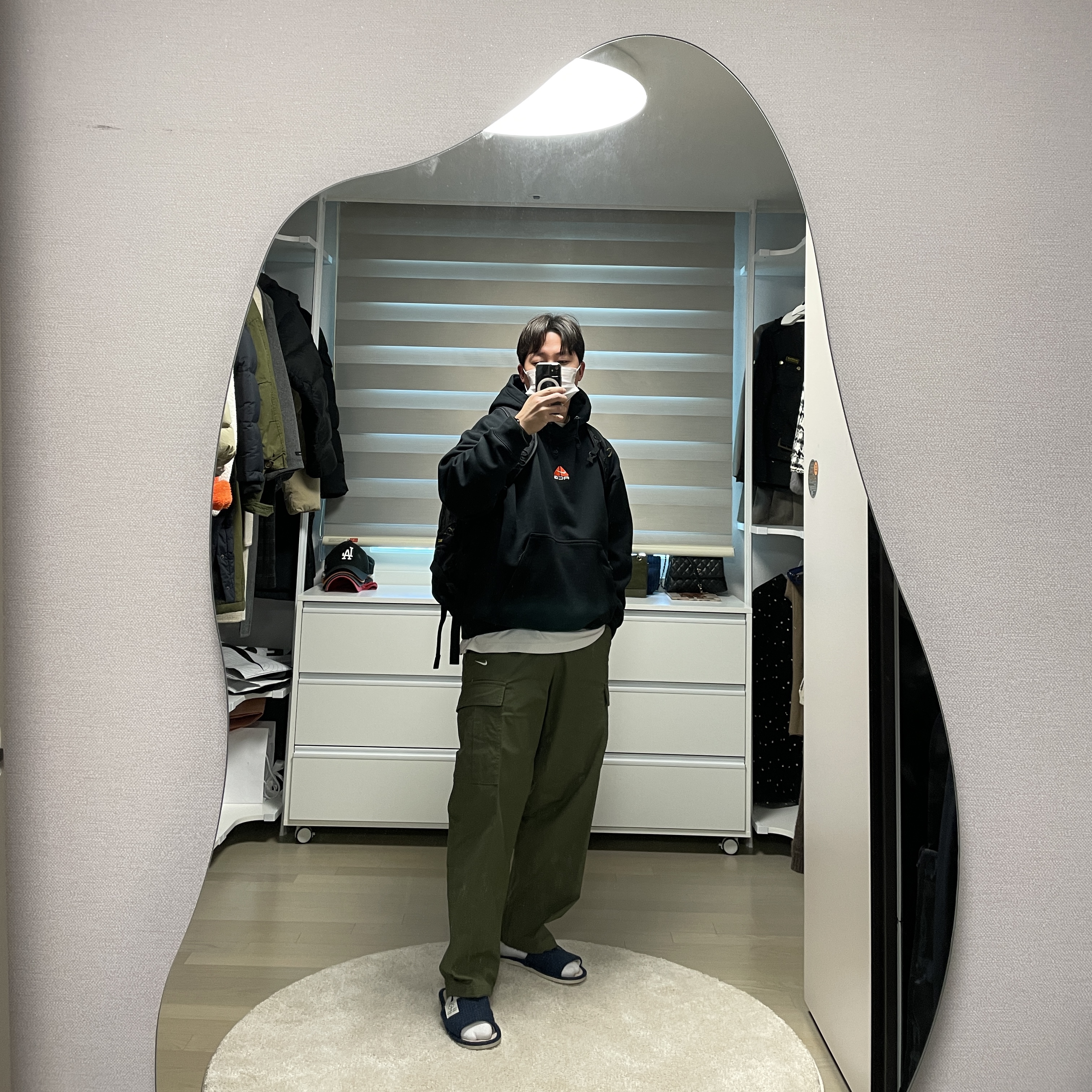 Nike ACG Therma-Fit Pullover Fleece Hoodie Black - Asia 착용 스타일 - 1