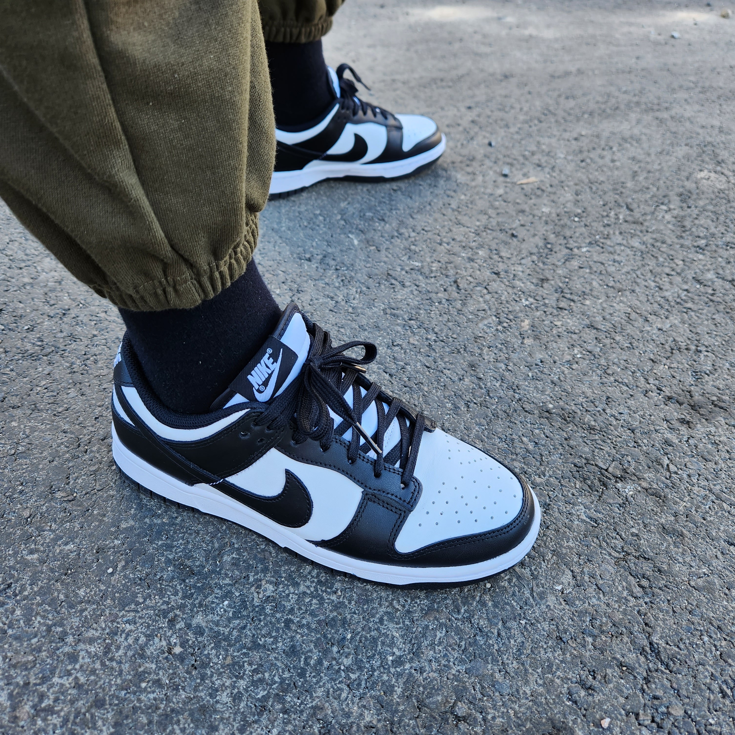(W) Nike Dunk Low Black 착용 스타일