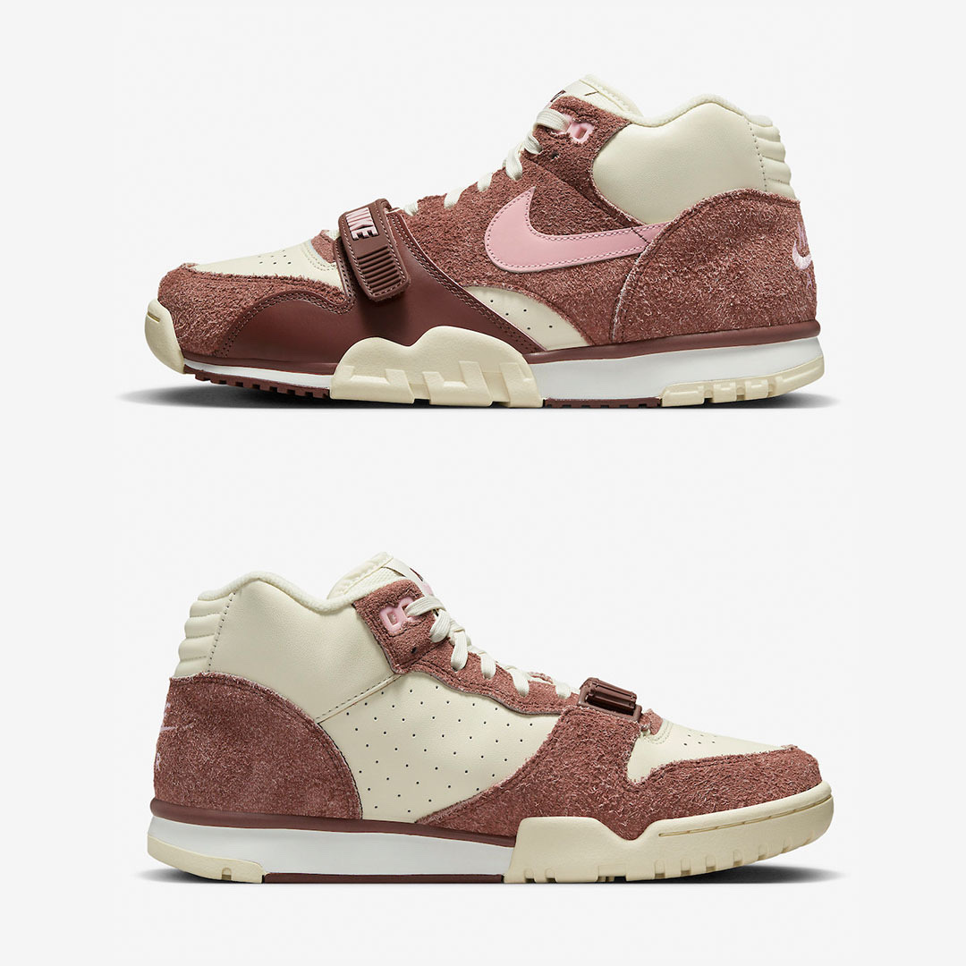 Nike Air Trainer 1 Soft Pink and Coconut Milk 착용 스타일 - 3