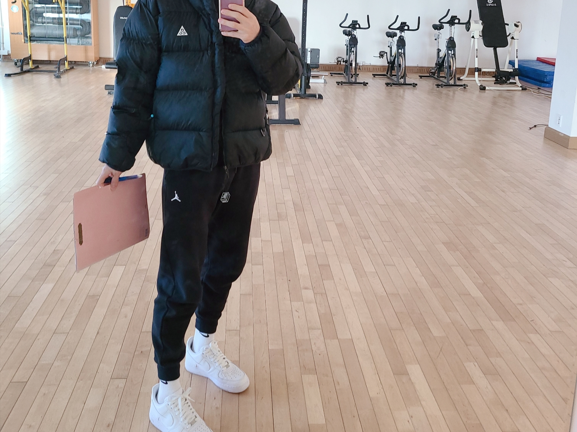Nike ACG Therma-Fit ADV Lunar Lake Puffer Jacket Black - Asia 착용 스타일