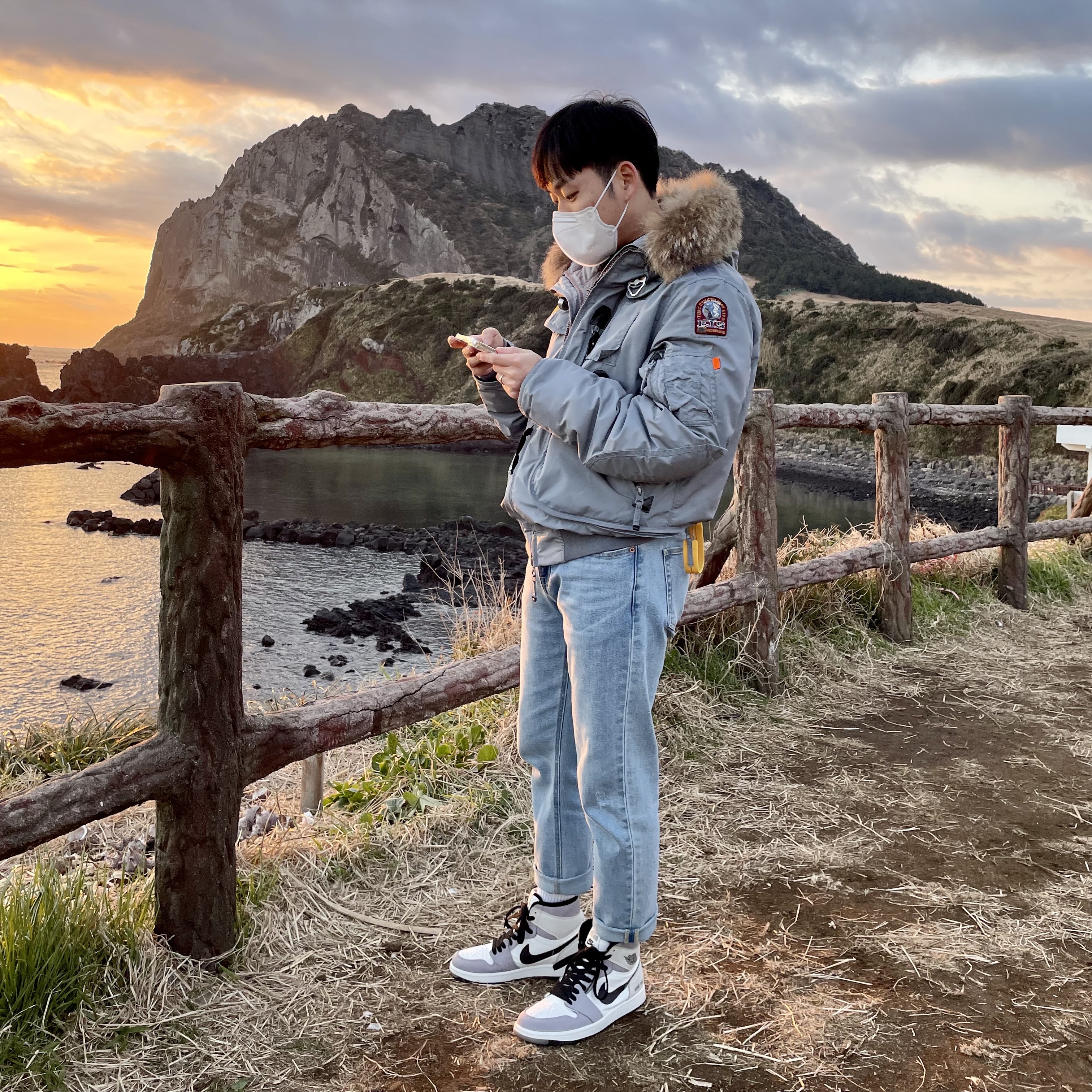 Jordan 1 Element Gore-Tex Sail 착용 스타일