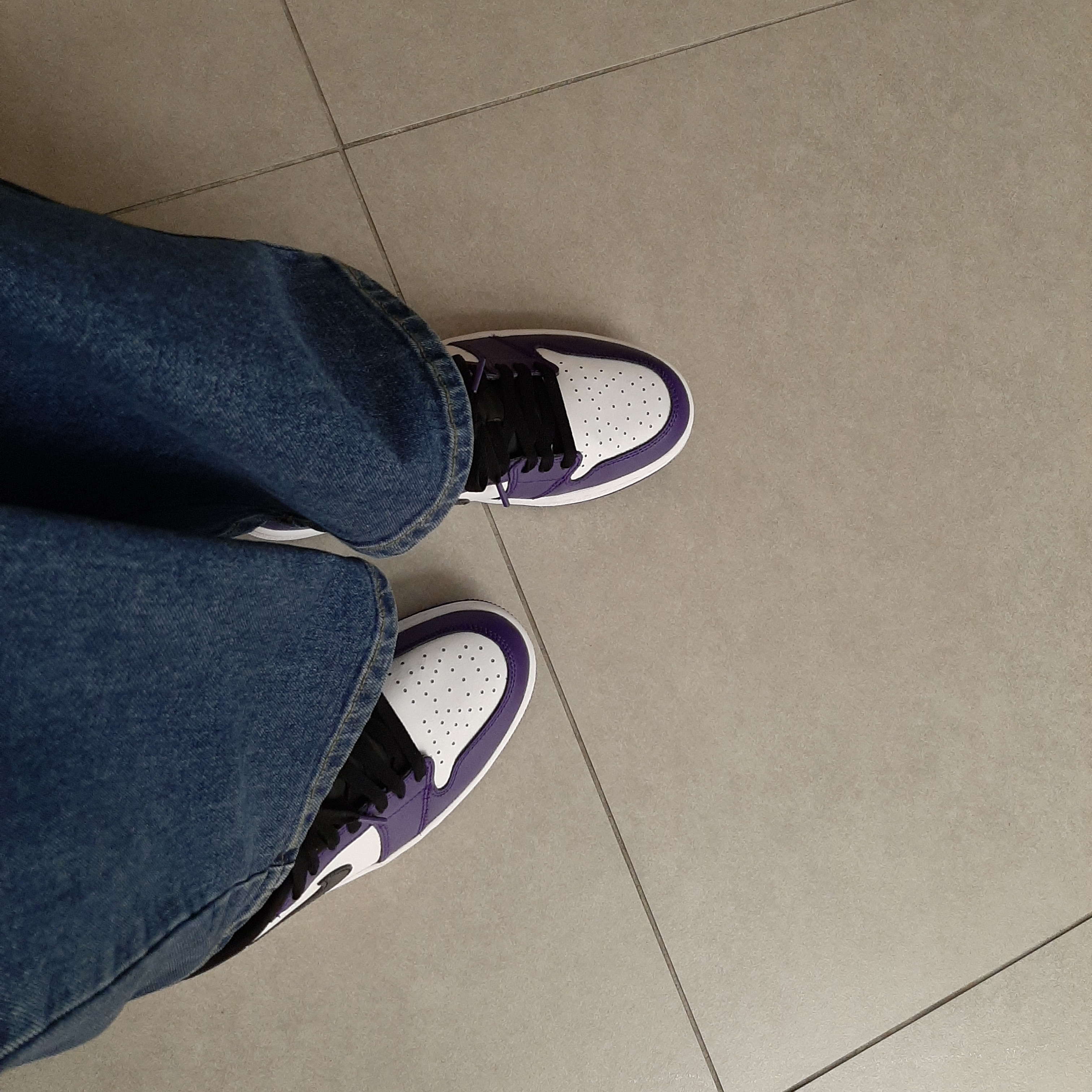 Jordan 1 Low Golf Court Purple 착용 스타일