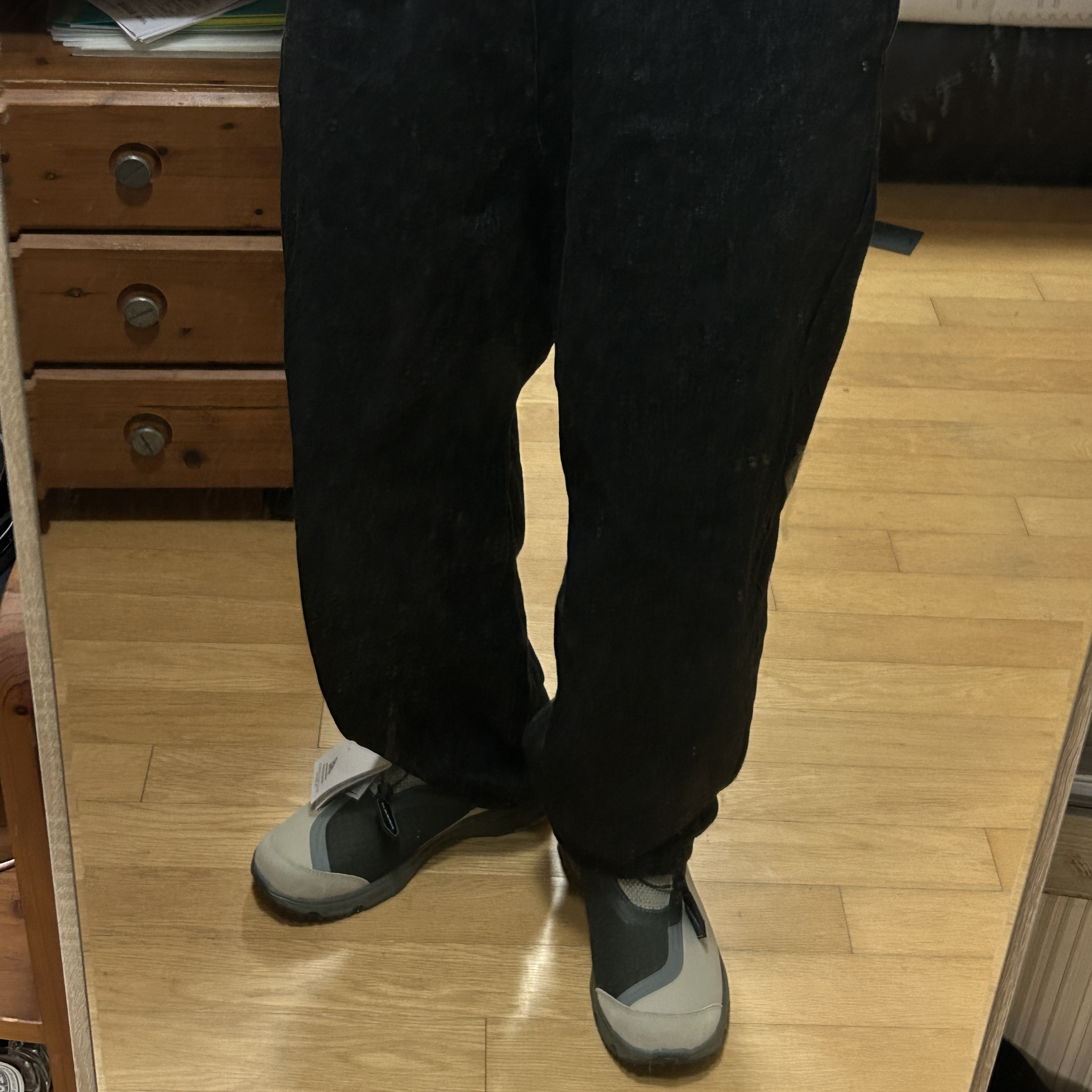 Salomon RX Snug Moss Gray 착용 스타일 - 2