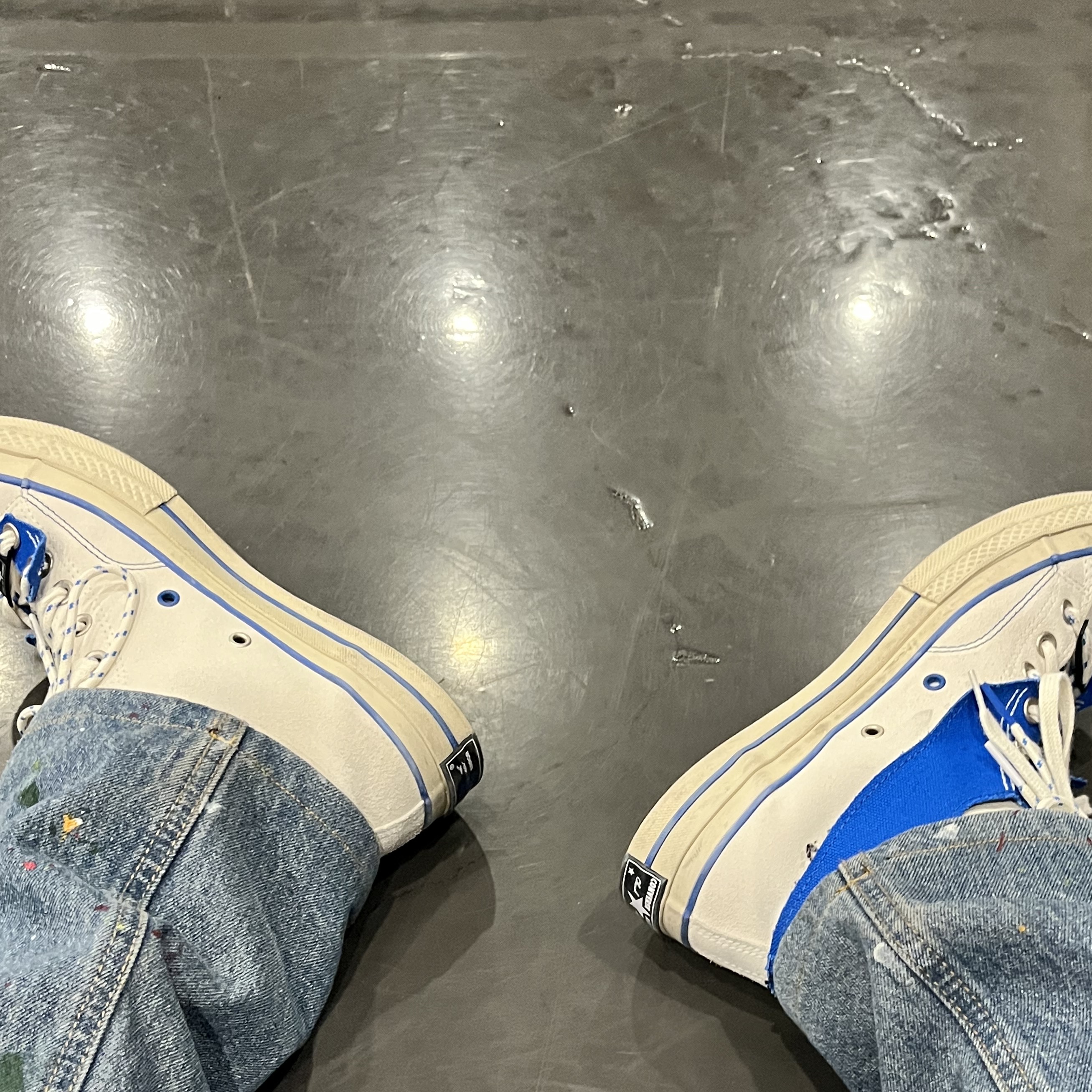 Converse x Ader Error Chuck 70 High White 착용 스타일 - 2