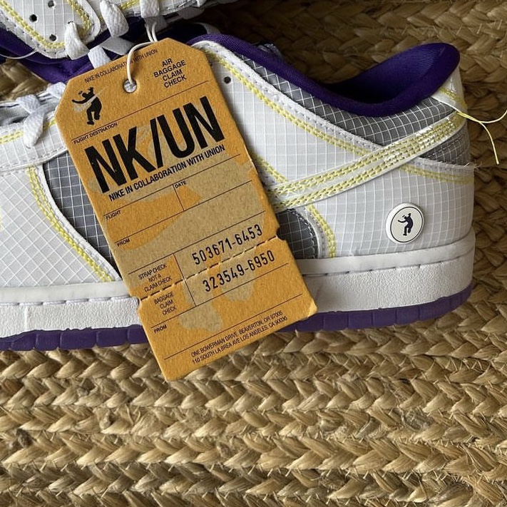 Nike x Union Dunk Low Passport Pack Court Purple White 착용 스타일
