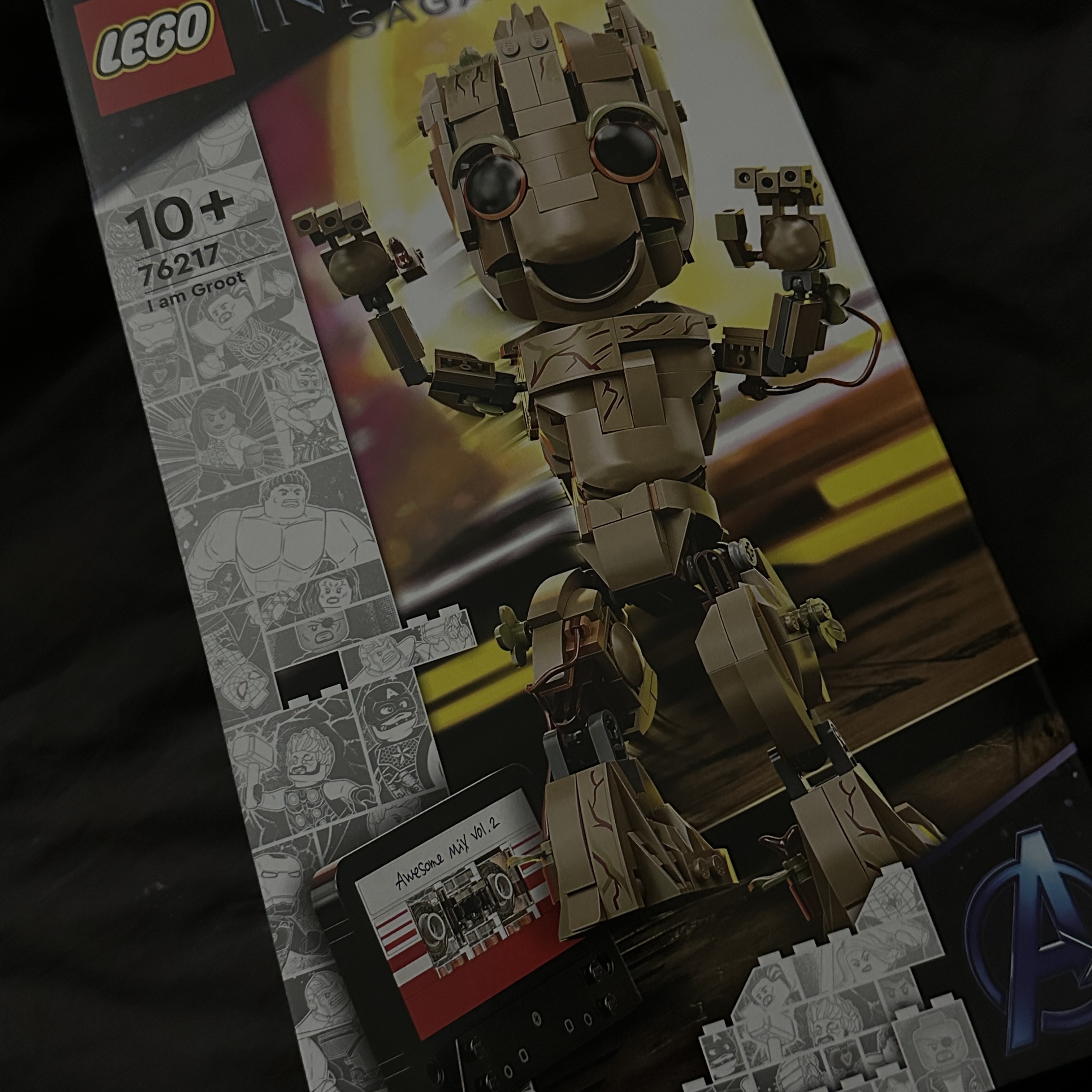 Lego Marvel I Am Groot 착용 스타일