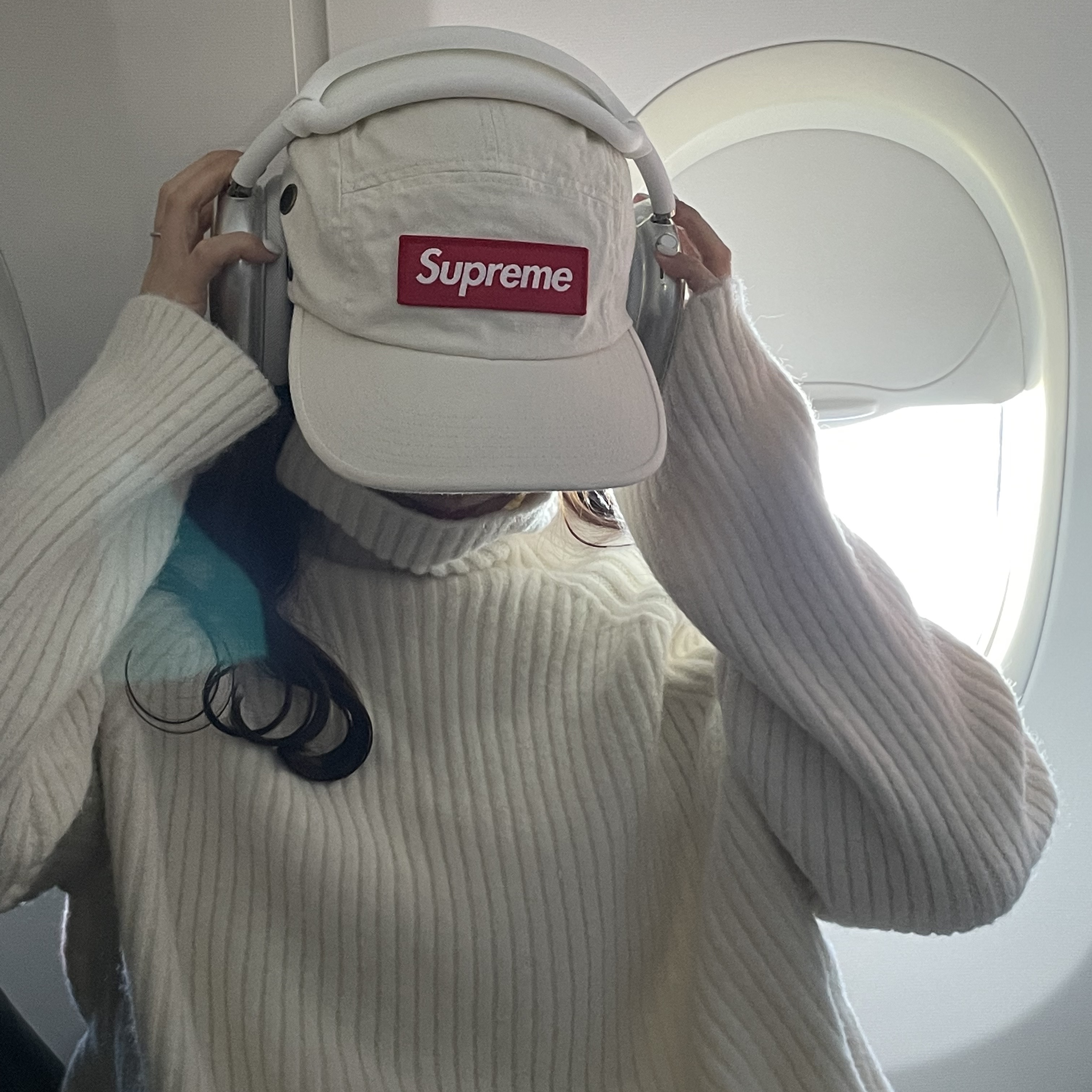 Supreme Military Camp Cap Stone - 22SS 착용 스타일 - 2