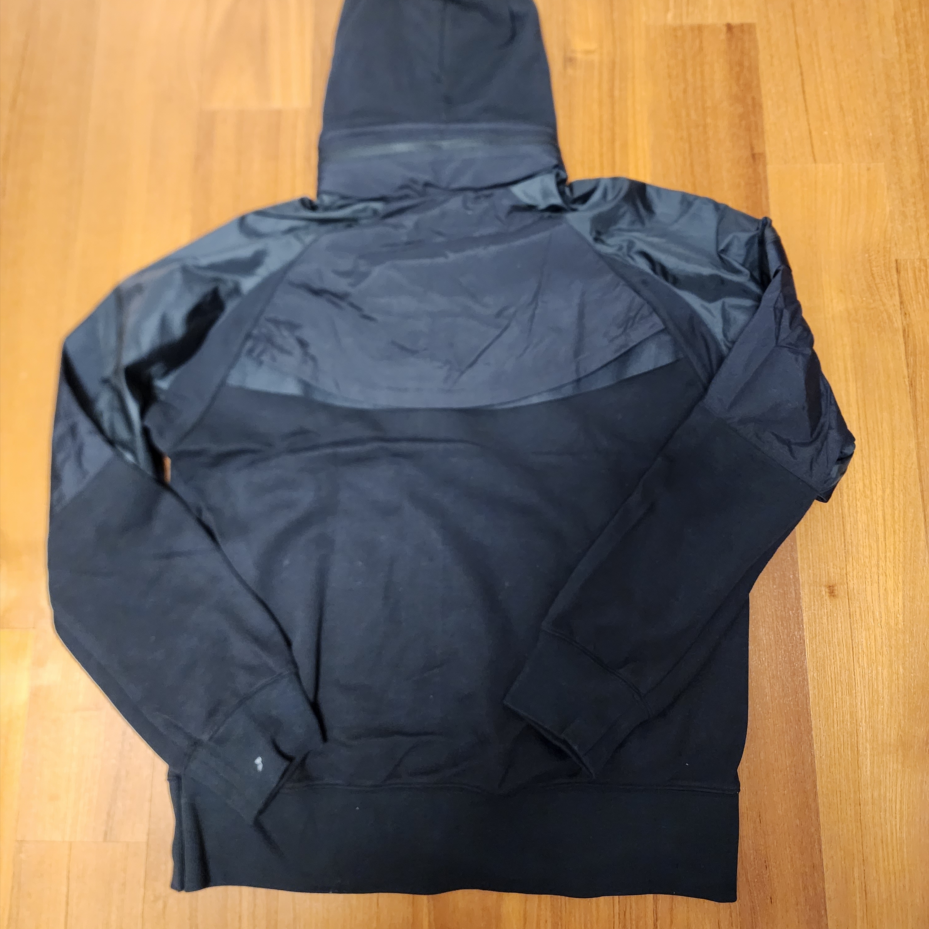 Nike x Sacai NRG Full Zip Hoodie Black - US/EU 착용 스타일 - 2