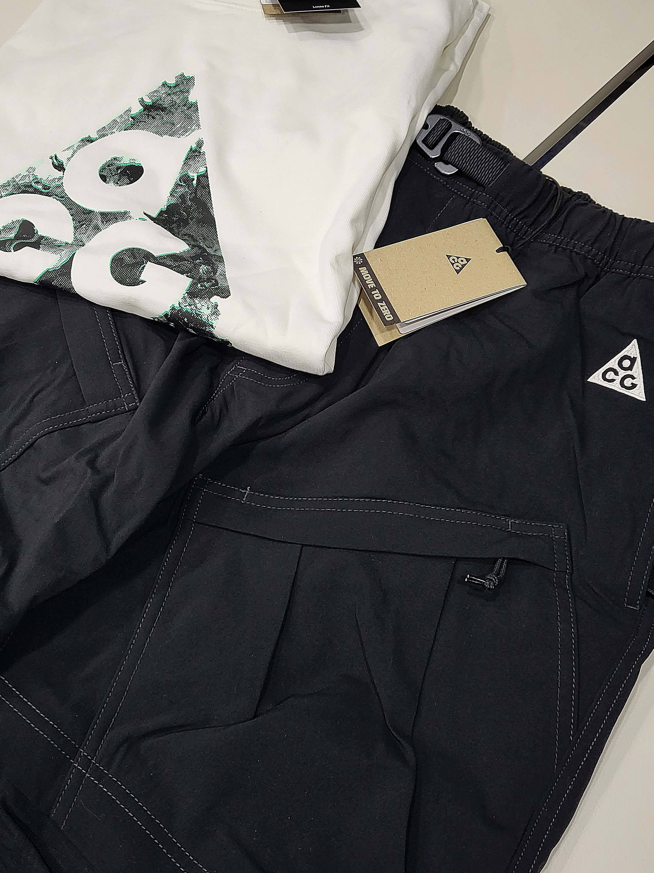Nike ACG Smith Summit Cargo Pants Black - Asia 착용 스타일